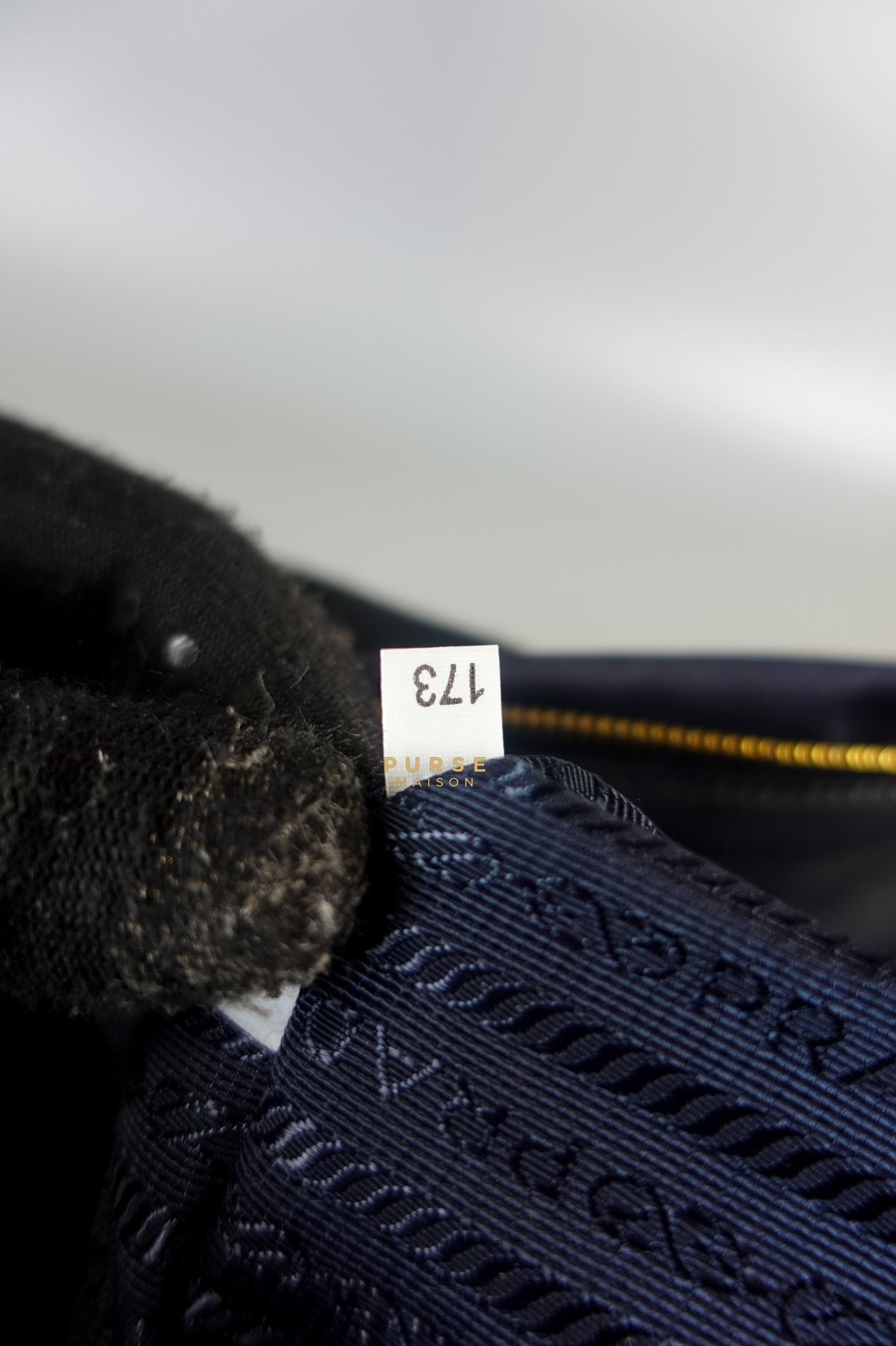 Tessuto Blue Nylon Hand Bag | Purse Maison Luxury Bags Shop