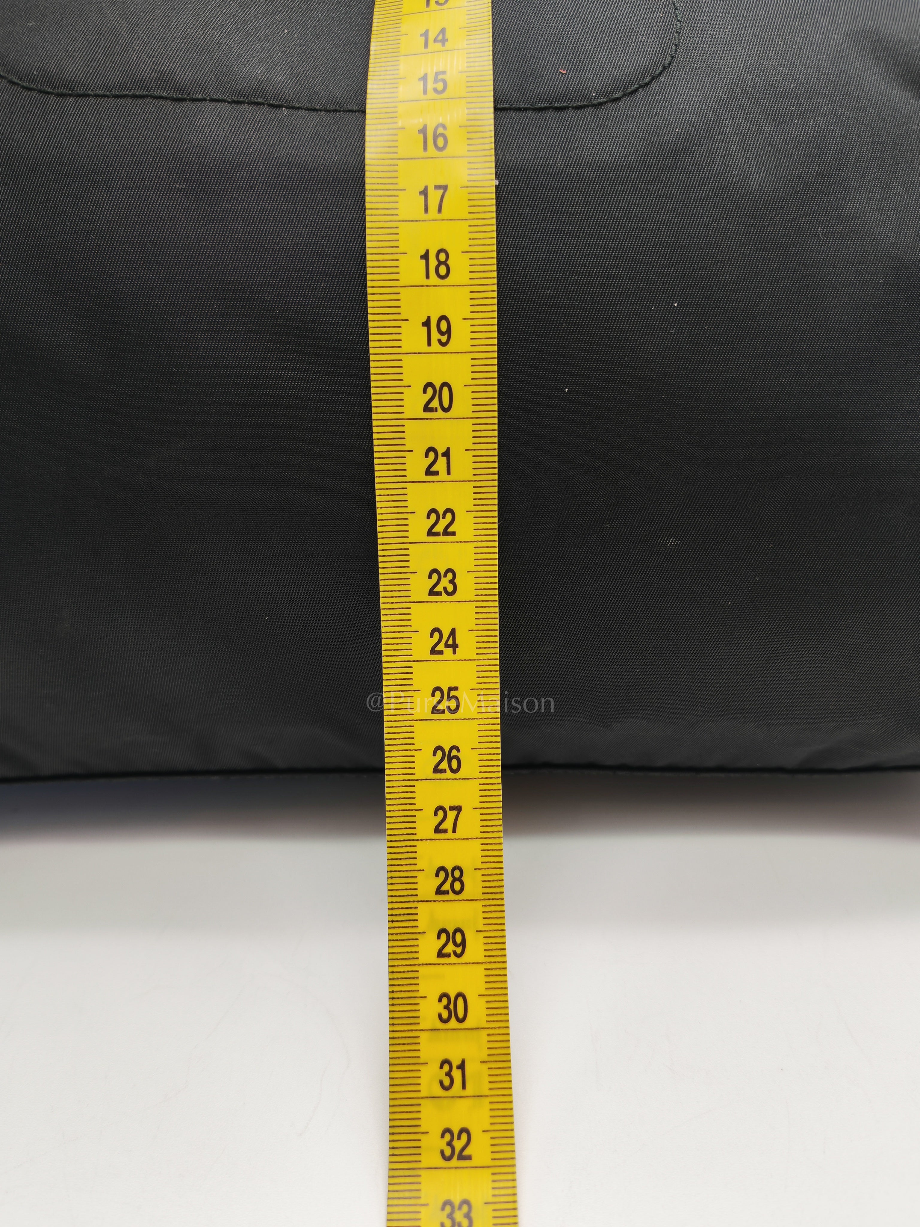 Tessuto Nylon Totebag in Black Saffiano Leather | Purse Maison Luxury Bags Shop