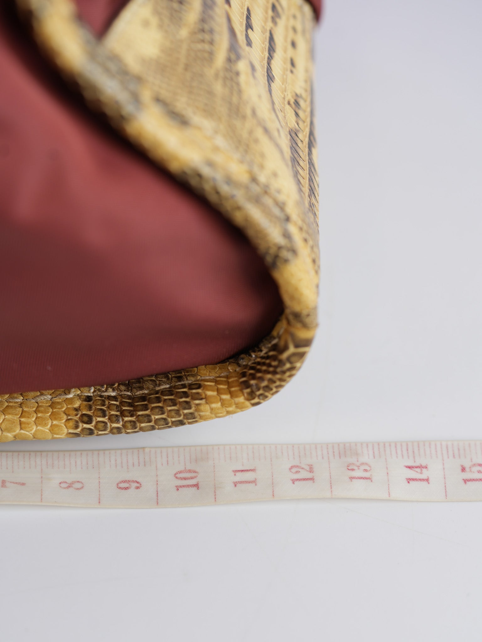 Tessuto Ouverture Large Burgundy Lizard Leather Crossbody Bag | Purse Maison Luxury Bags Shop