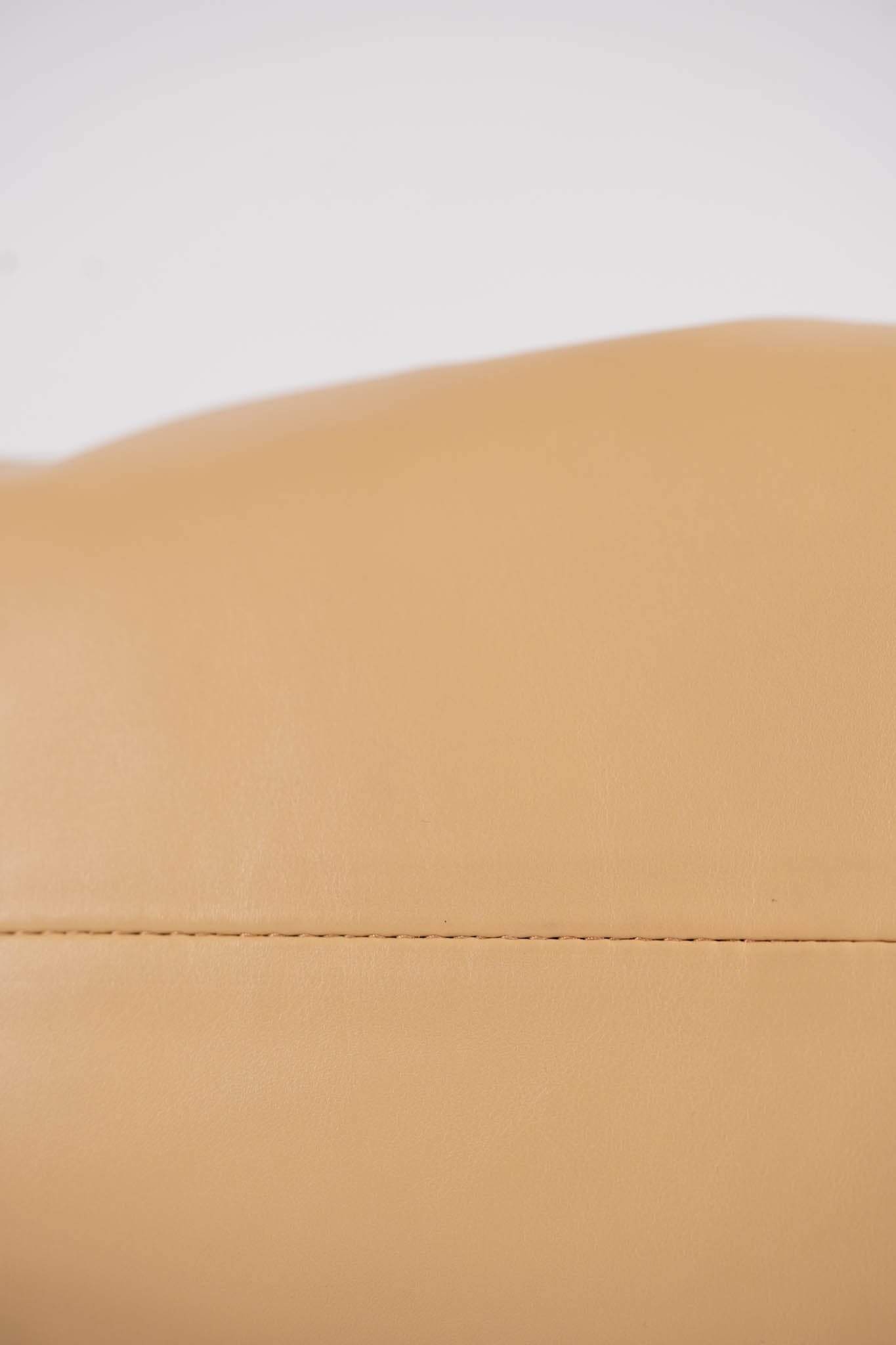 The Chain Pouch Medium in Almond Beige Calfskin Leather | Purse Maison Luxury Bags Shop