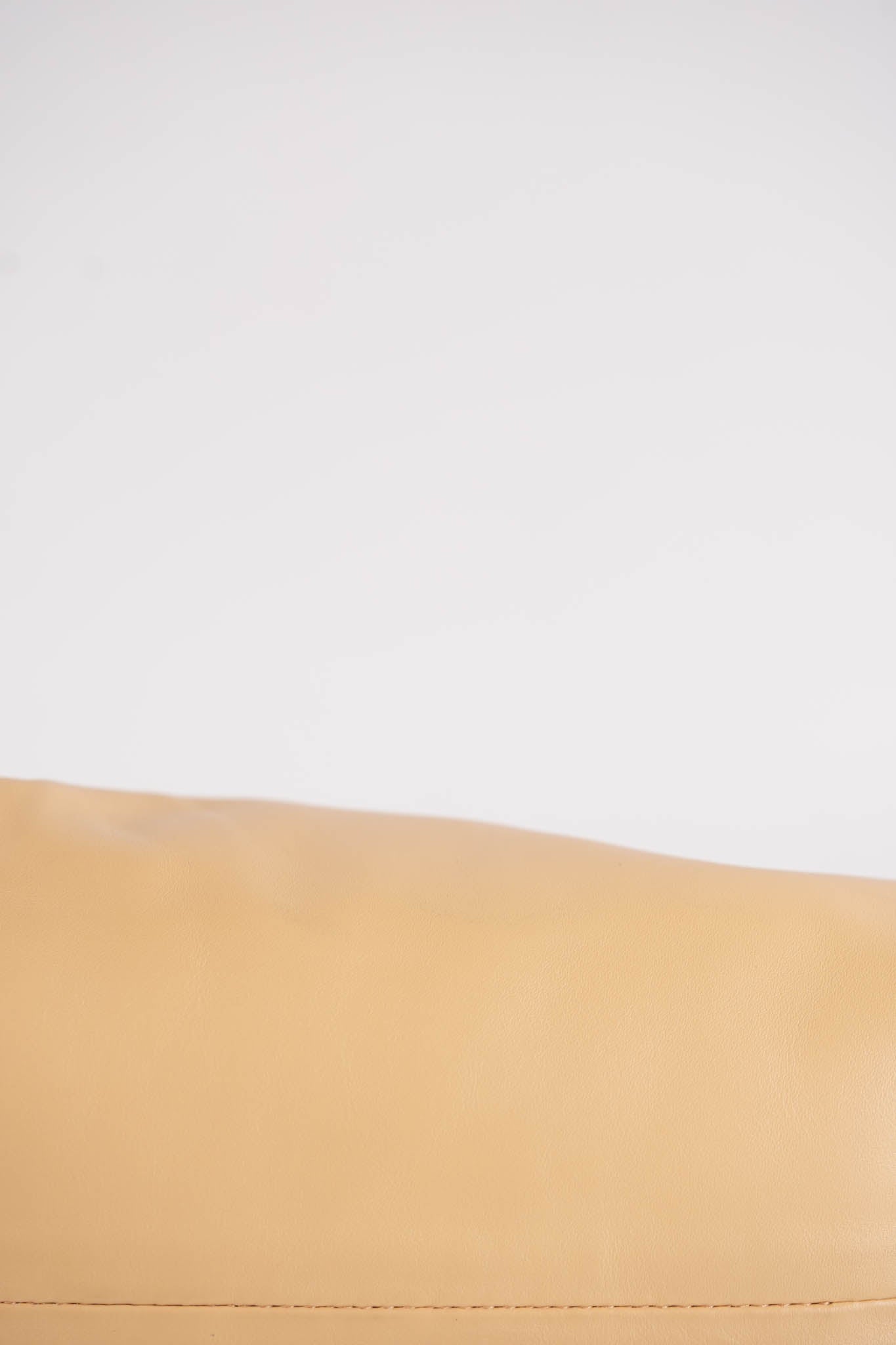 The Chain Pouch Medium in Almond Beige Calfskin Leather | Purse Maison Luxury Bags Shop