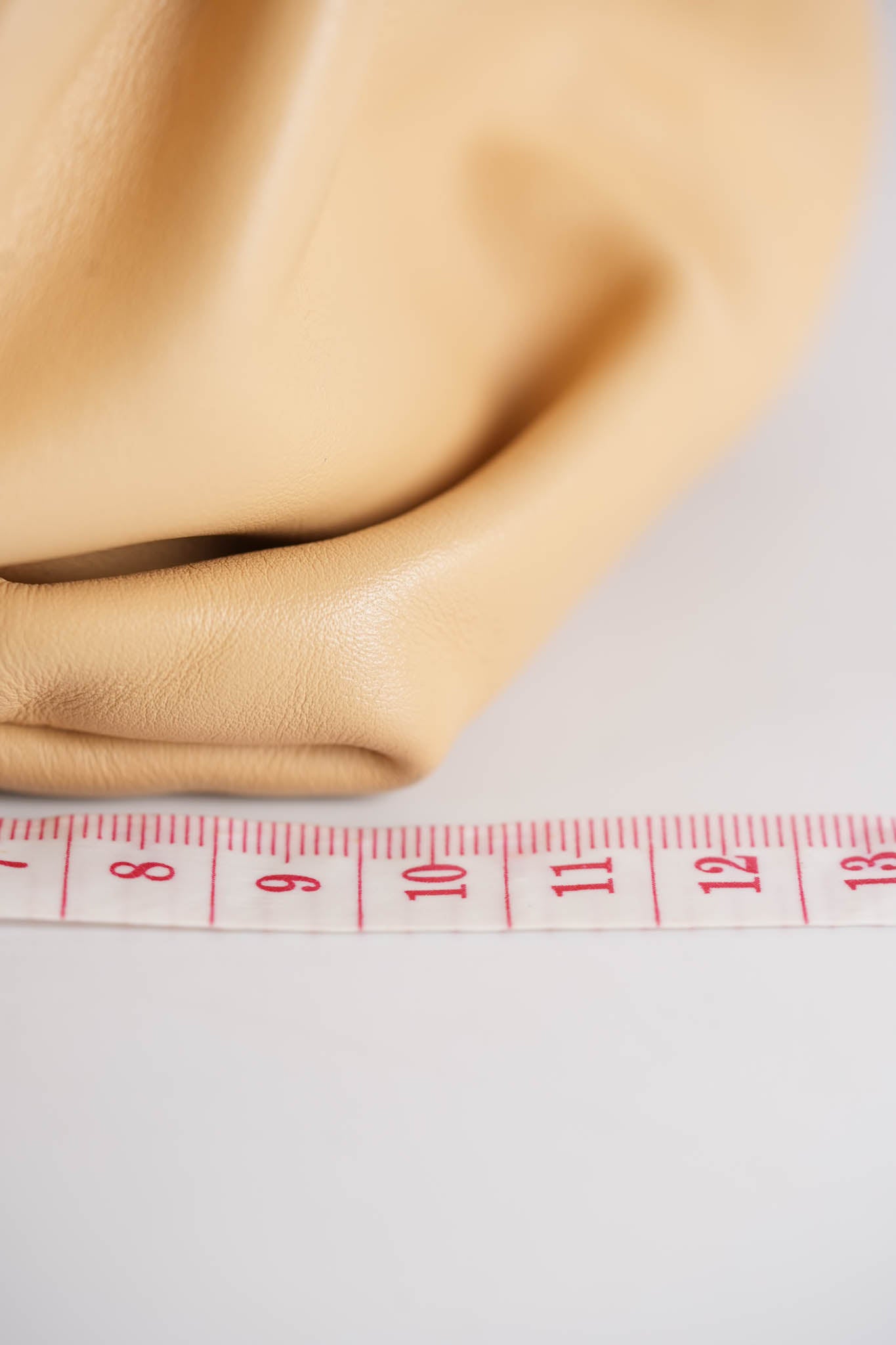 The Chain Pouch Medium in Almond Beige Calfskin Leather | Purse Maison Luxury Bags Shop