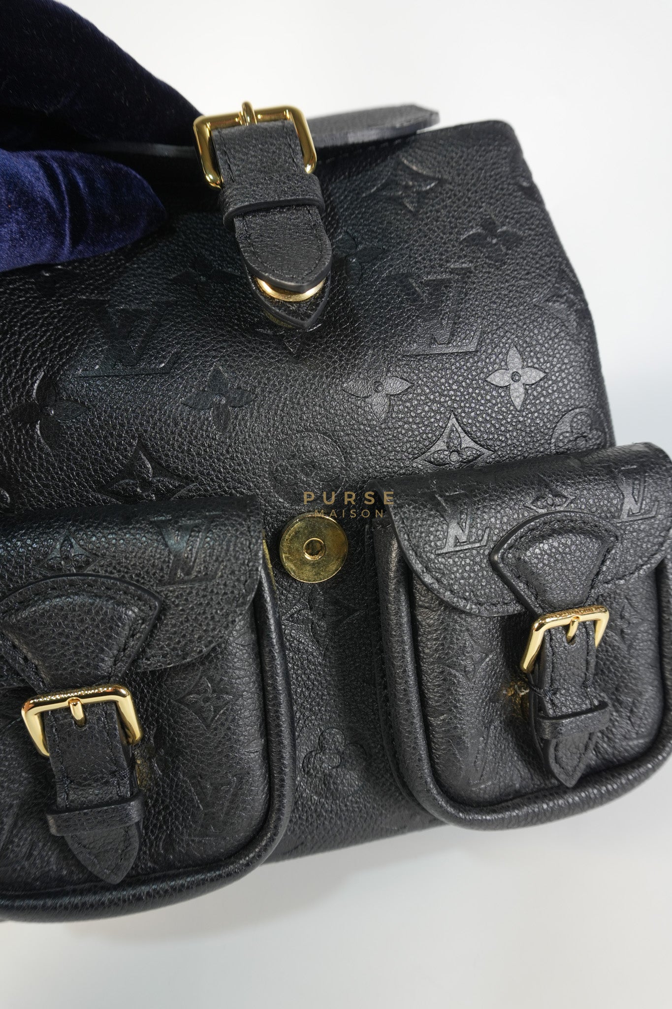 The Playful Backup Backpack in Black Monogram Empreinte Leather(Microchip) | Purse Maison Luxury Bags Shop