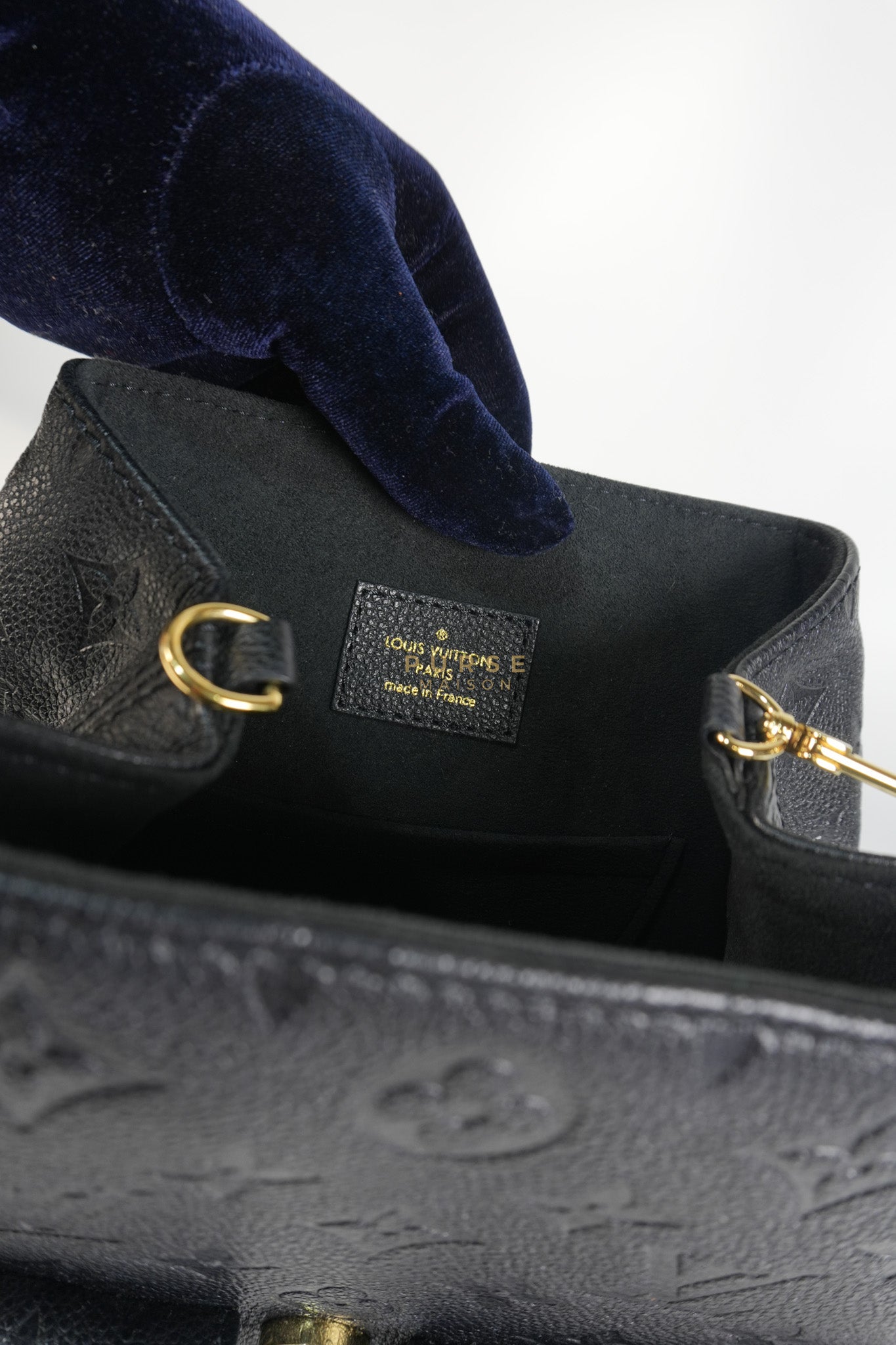 The Playful Backup Backpack in Black Monogram Empreinte Leather(Microchip) | Purse Maison Luxury Bags Shop