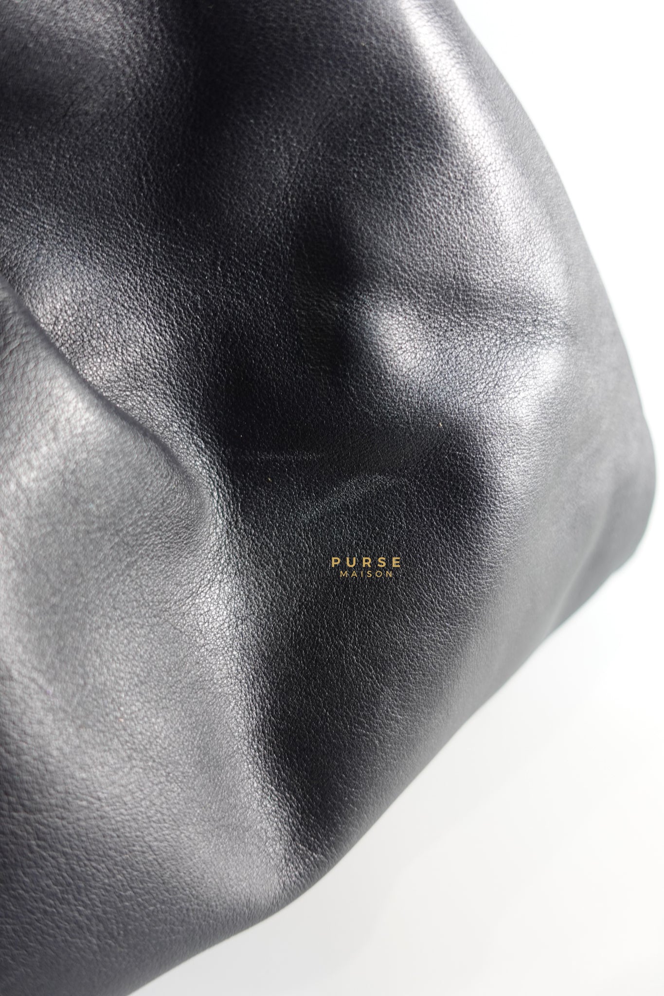 The Pouch Bag in Black Calfskin Leather | Purse Maison Luxury Bags Shop