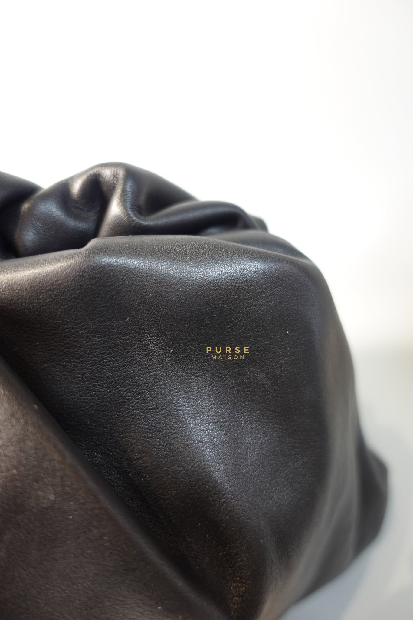 The Pouch Bag in Black Calfskin Leather | Purse Maison Luxury Bags Shop