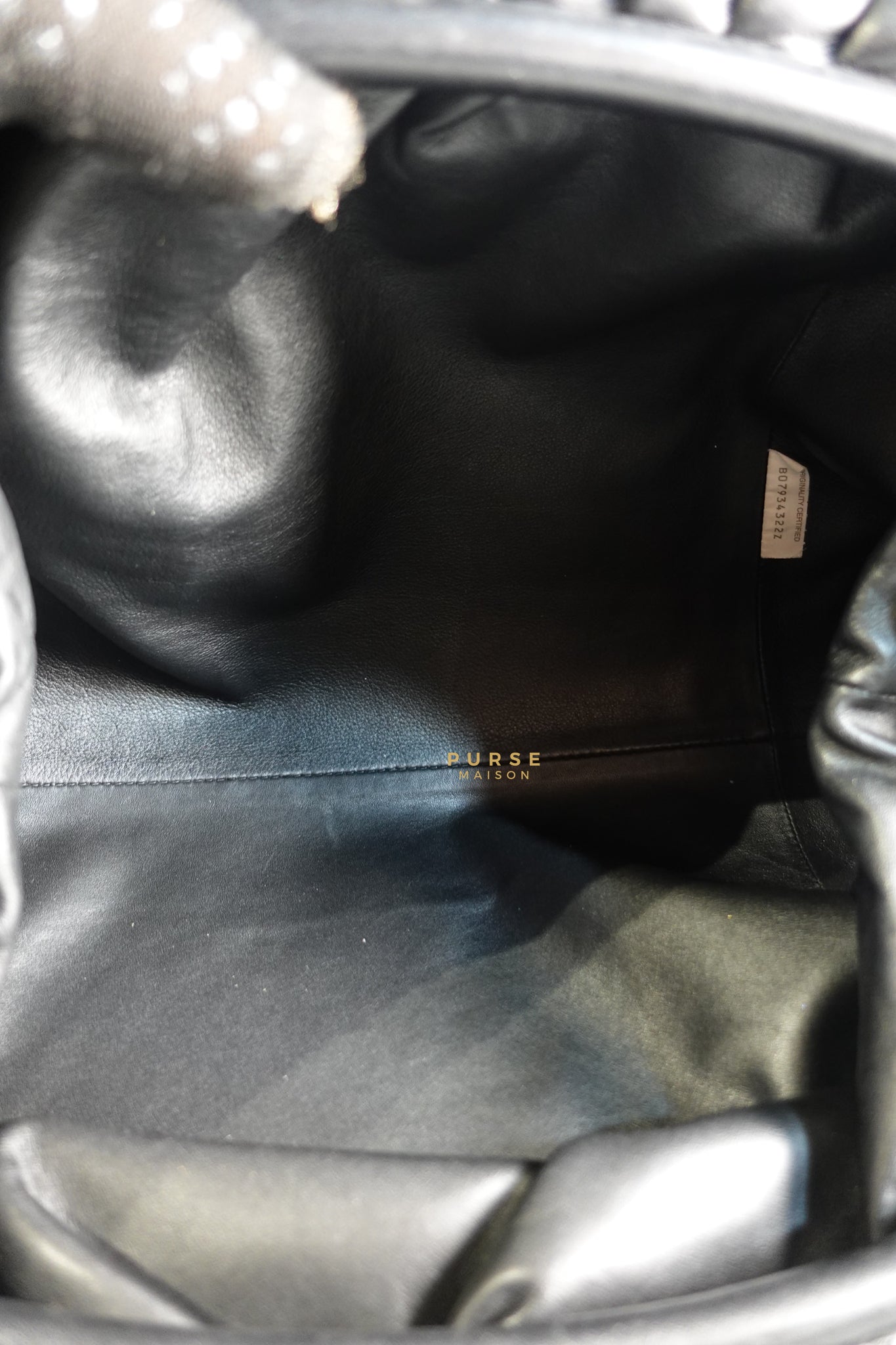 The Pouch Bag in Black Calfskin Leather | Purse Maison Luxury Bags Shop