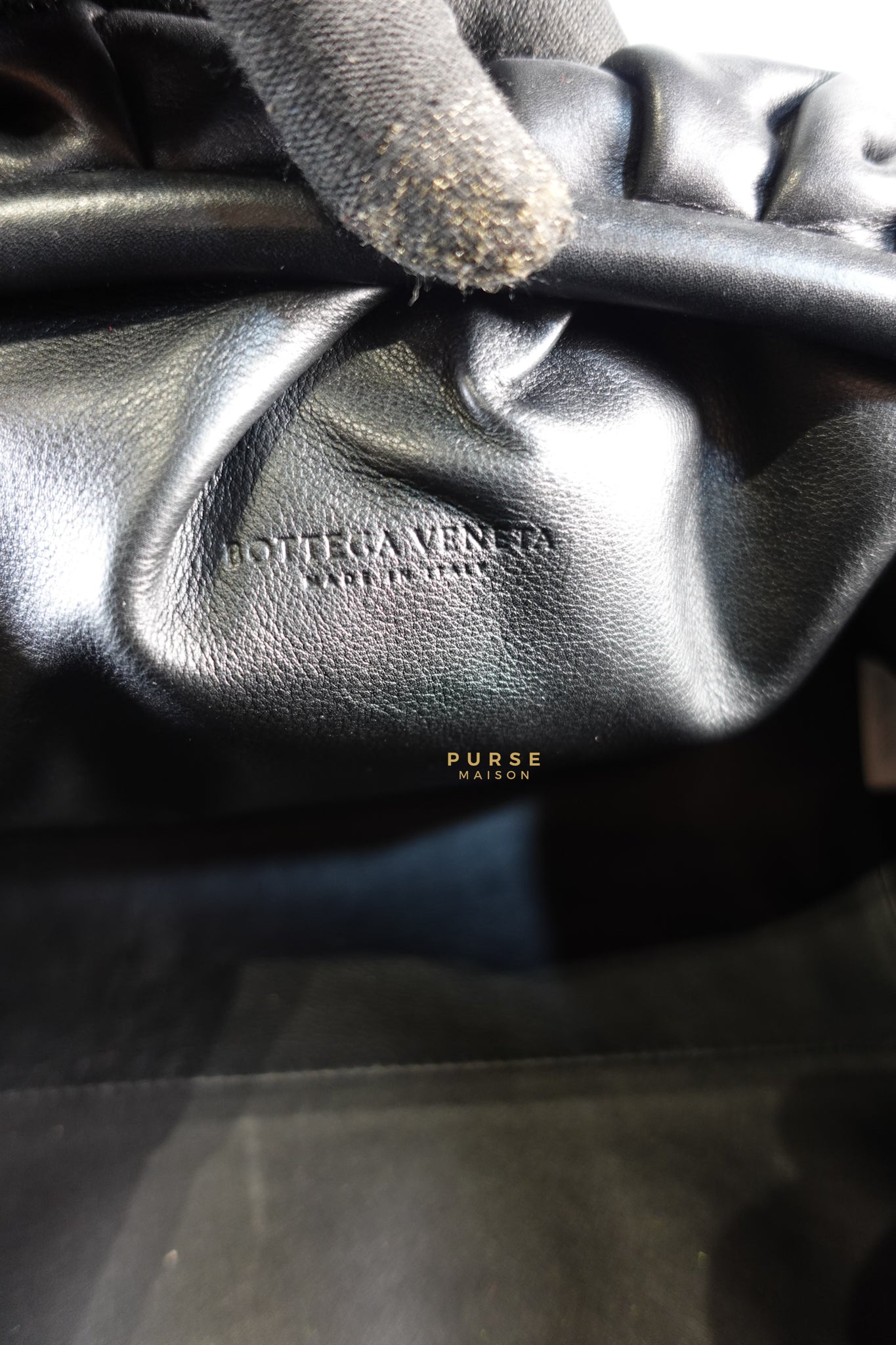 The Pouch Bag in Black Calfskin Leather | Purse Maison Luxury Bags Shop