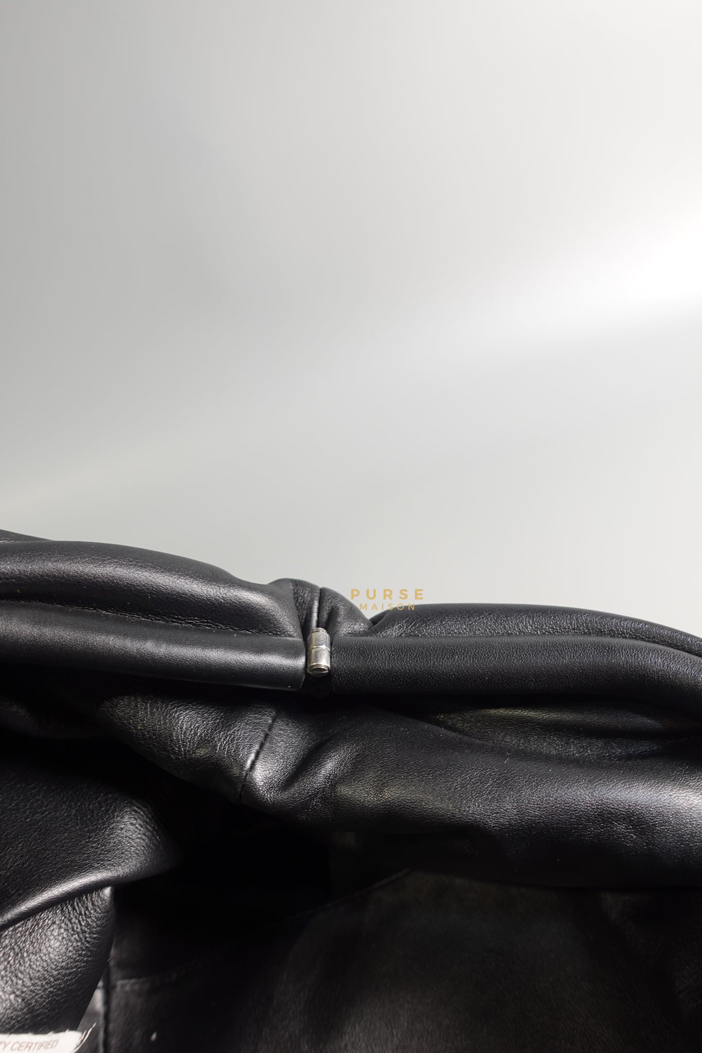 The Pouch Bag in Black Calfskin Leather | Purse Maison Luxury Bags Shop