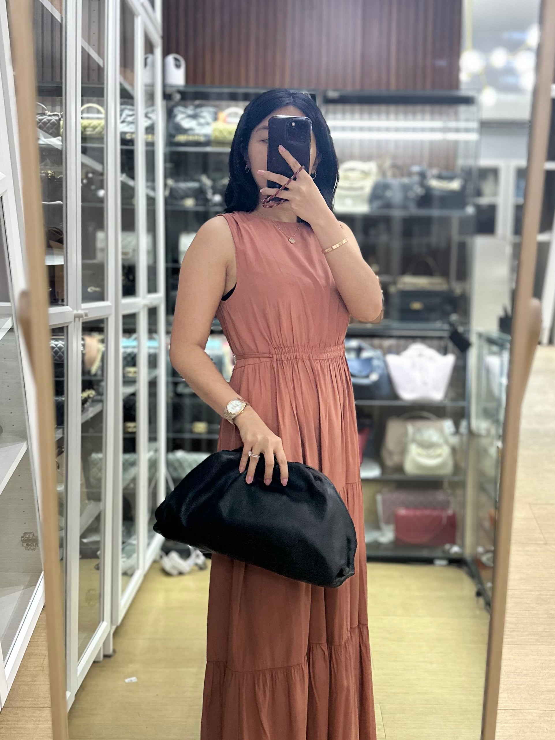 The Pouch Bag in Black Calfskin Leather | Purse Maison Luxury Bags Shop