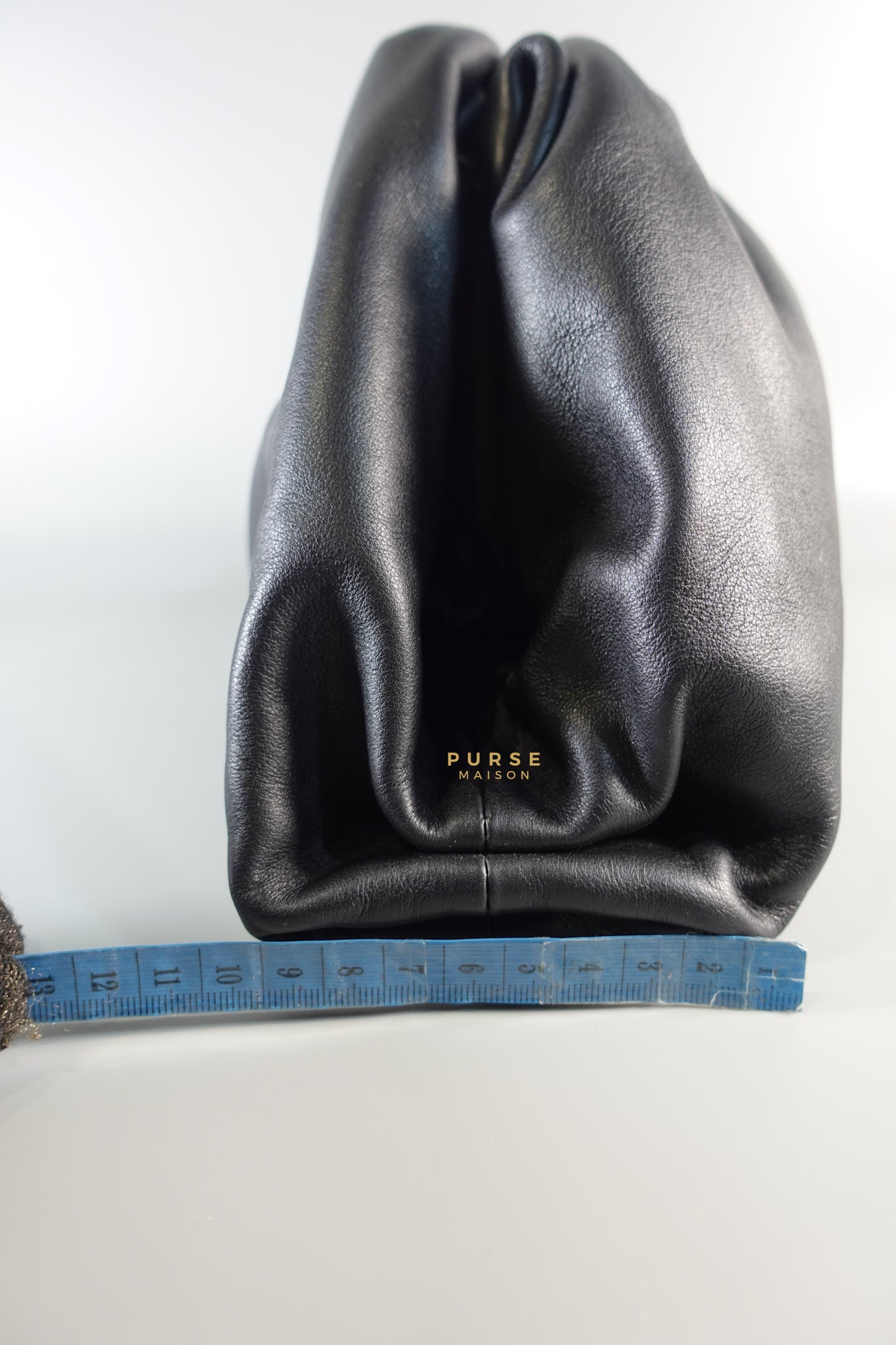 The Pouch Bag in Black Calfskin Leather | Purse Maison Luxury Bags Shop
