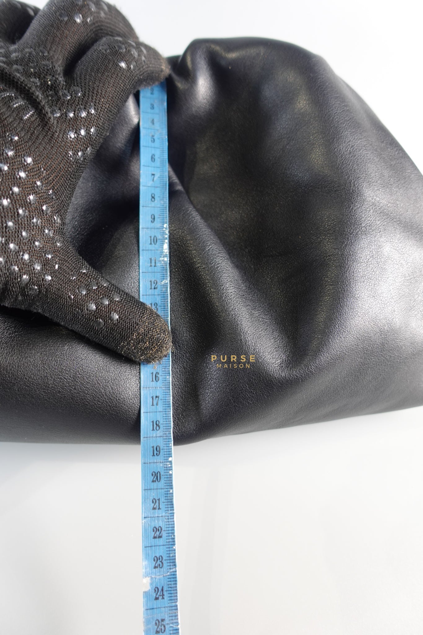 The Pouch Bag in Black Calfskin Leather | Purse Maison Luxury Bags Shop