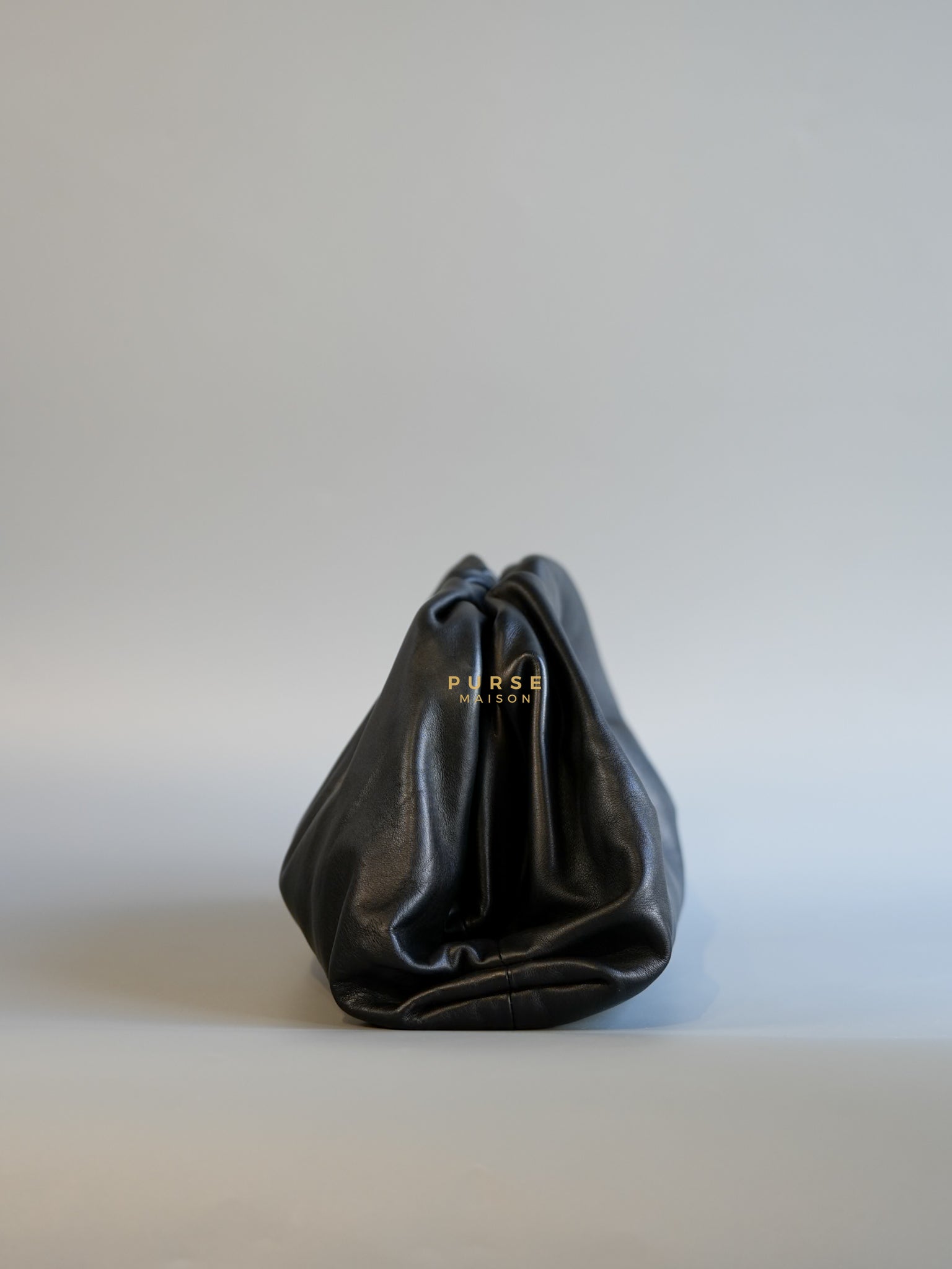The Pouch Bag in Black Calfskin Leather | Purse Maison Luxury Bags Shop