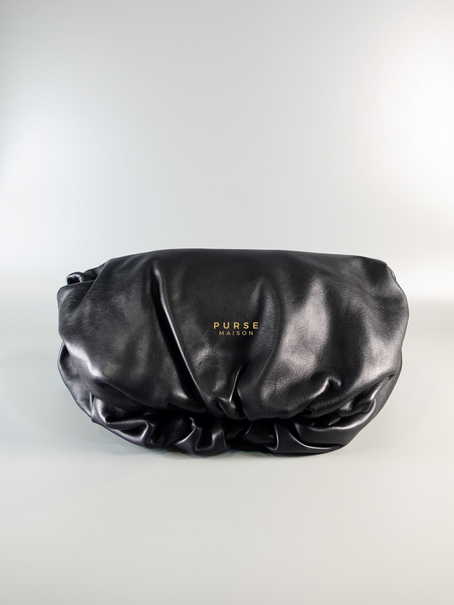 The Pouch Bag in Black Calfskin Leather | Purse Maison Luxury Bags Shop
