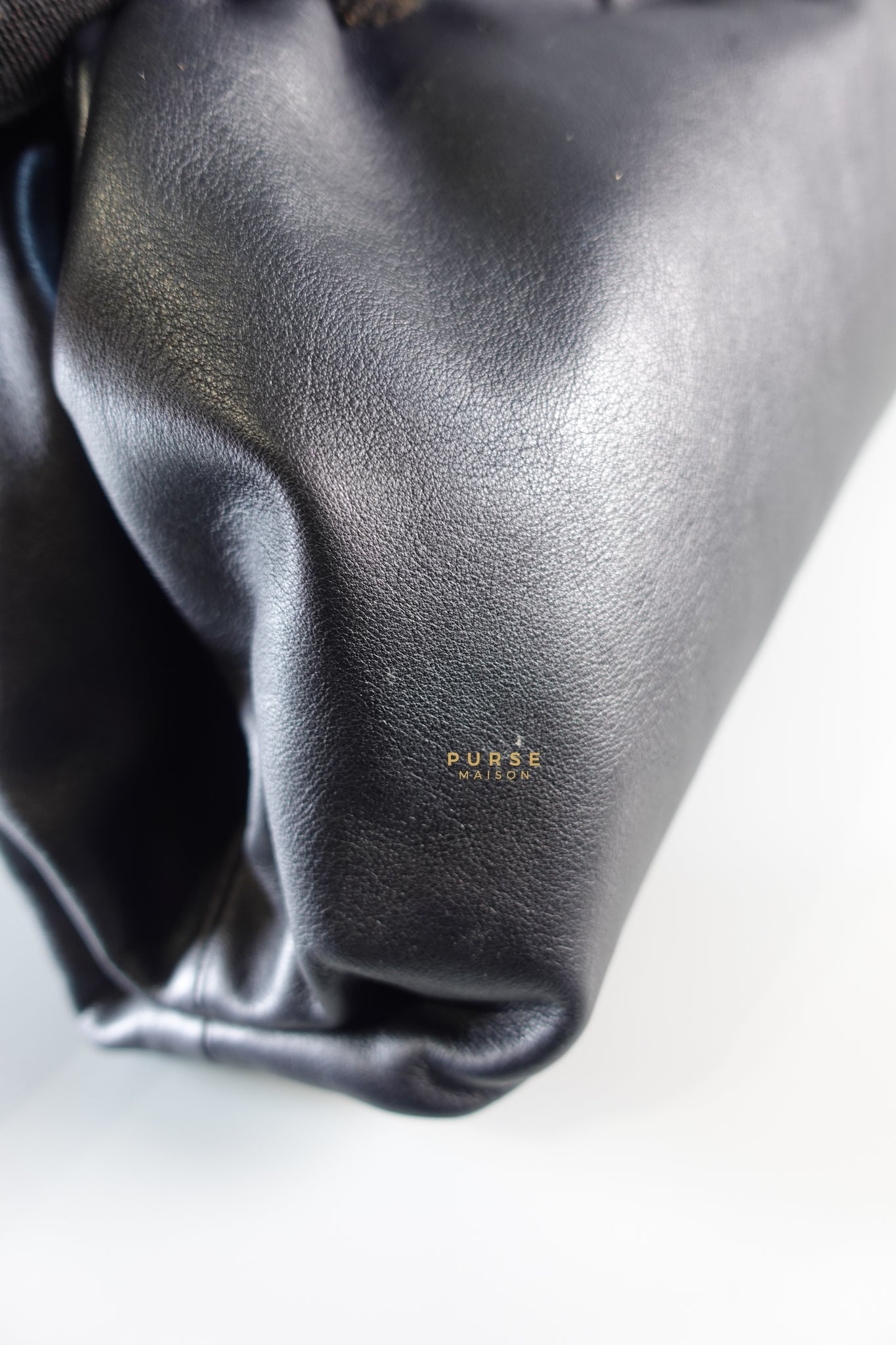 The Pouch Bag in Black Calfskin Leather | Purse Maison Luxury Bags Shop