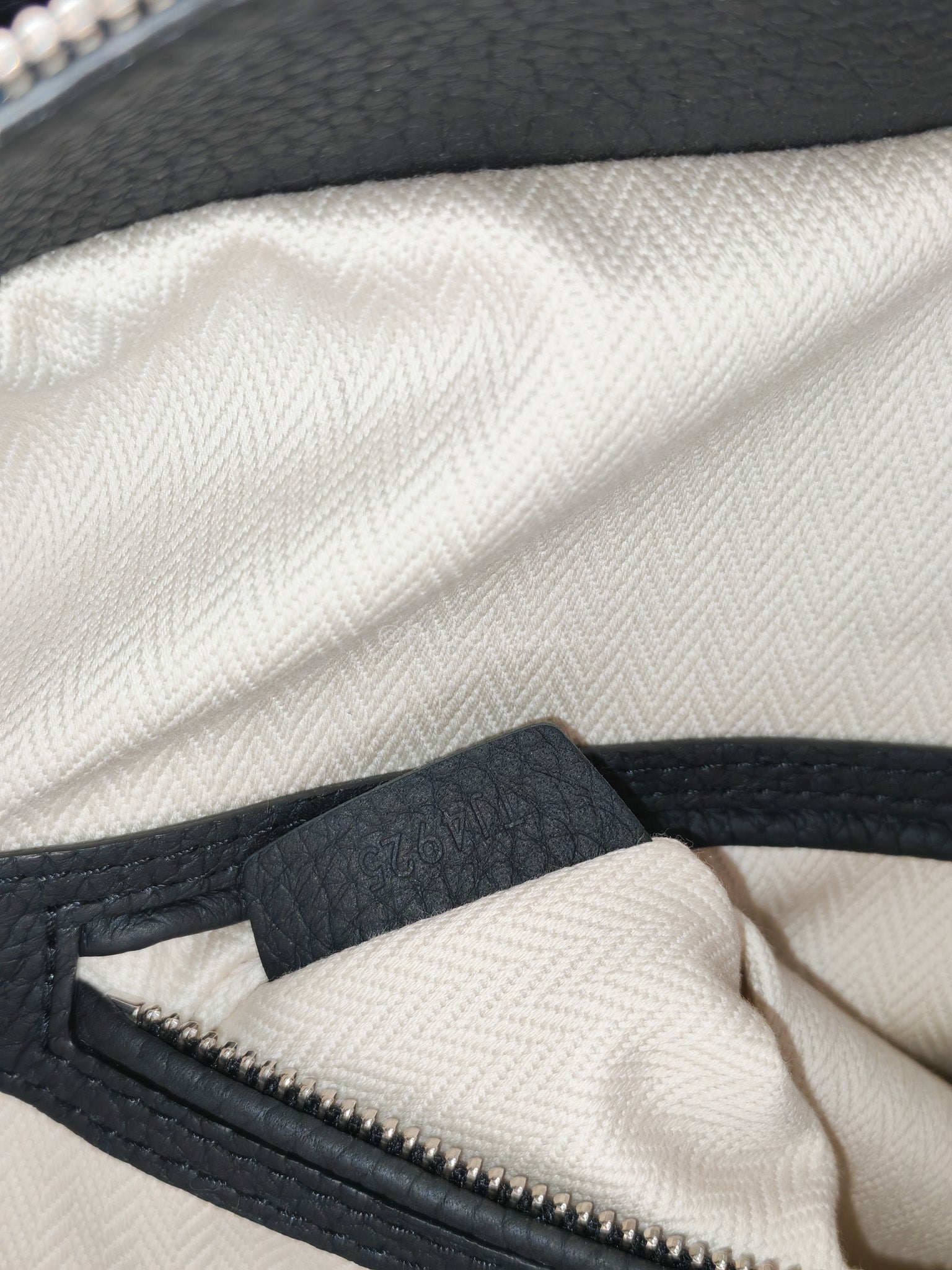 The Row Marlo 17 Tote Bag in Black Grained Calfskin Leather | Purse Maison Luxury Bags Shop