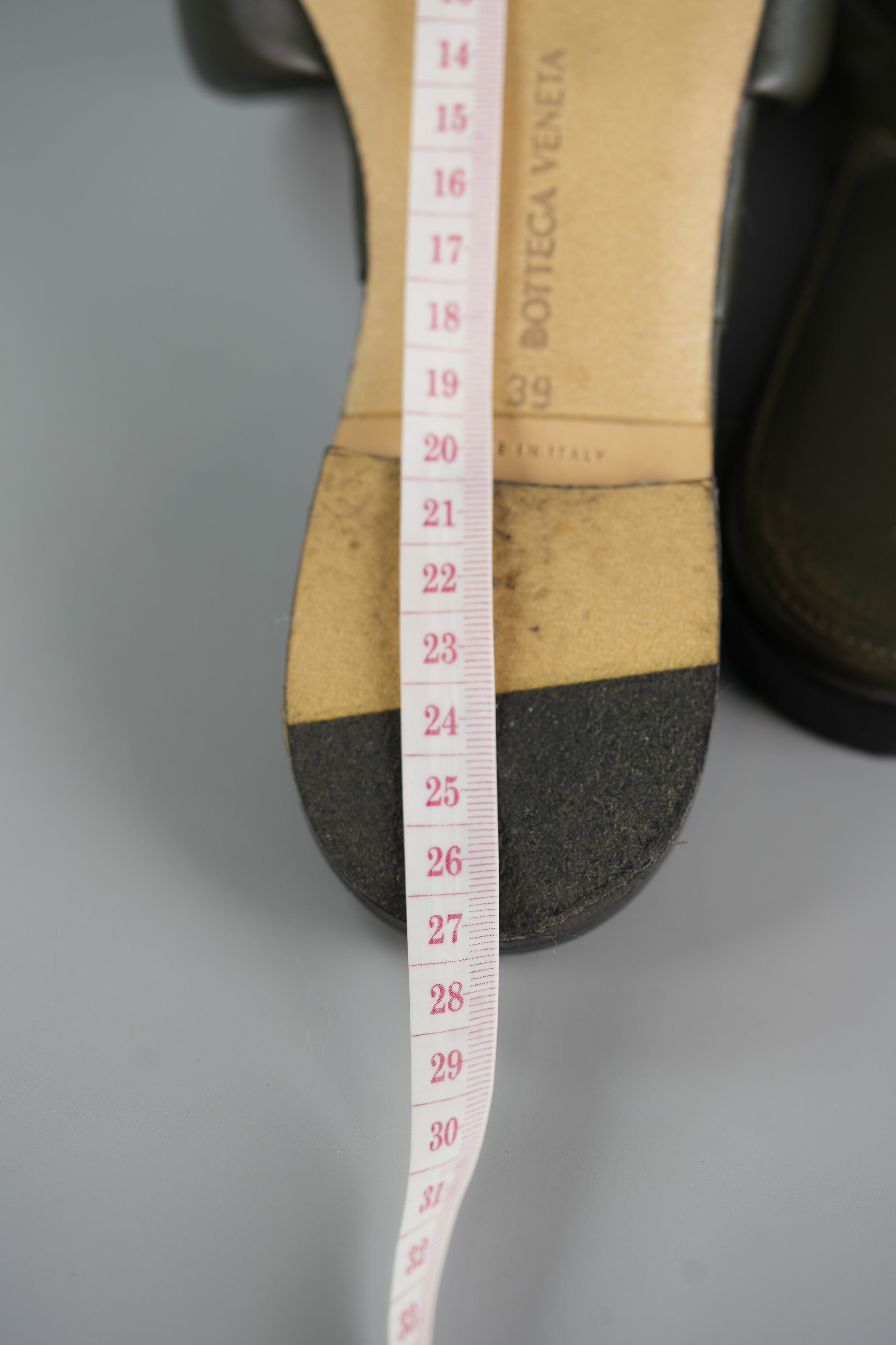 The Rubber Libo Quilted Embossed Army Green Sandals Size 39 (26cm) | Purse Maison Luxury Bags Shop