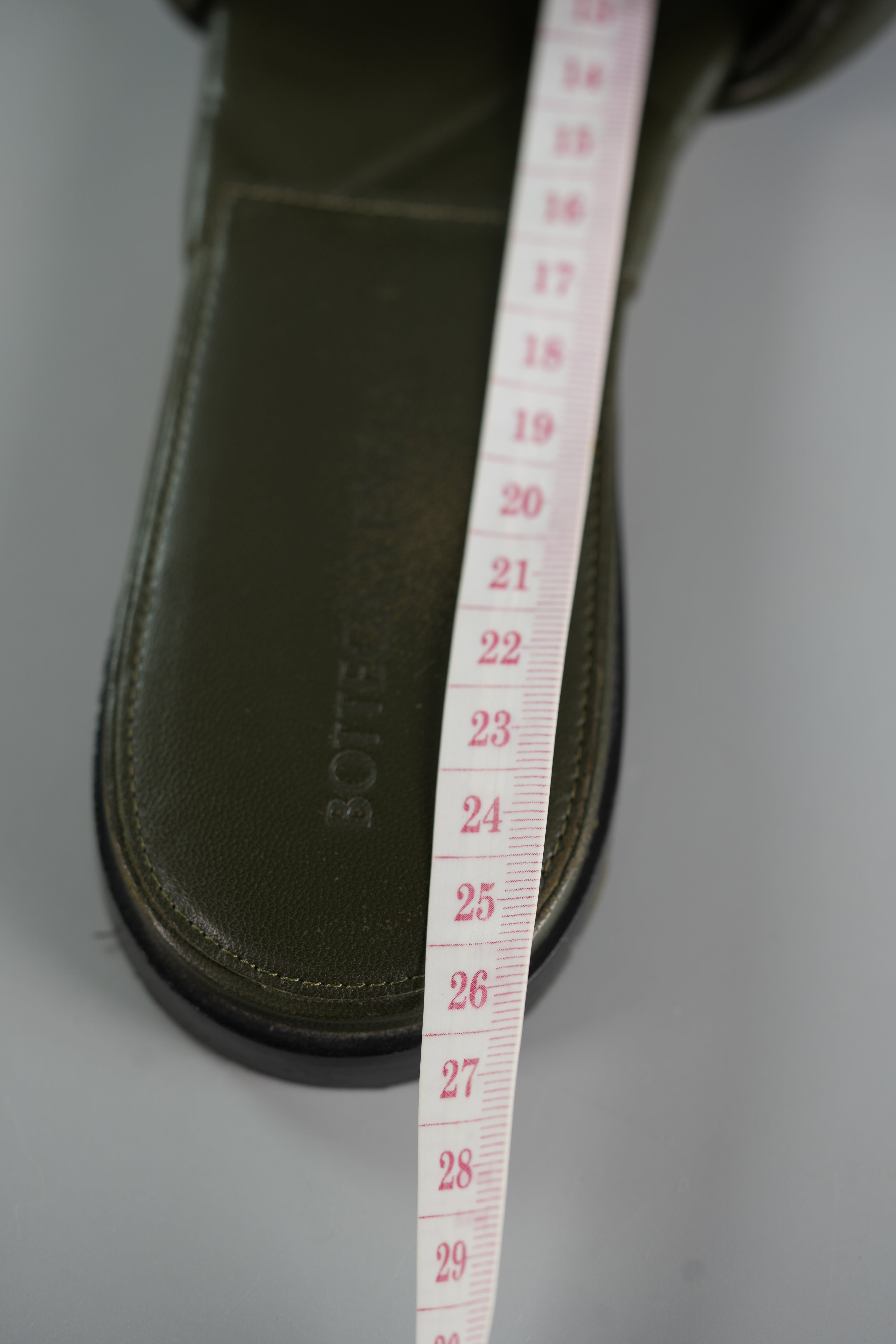 The Rubber Libo Quilted Embossed Army Green Sandals Size 39 (26cm) | Purse Maison Luxury Bags Shop