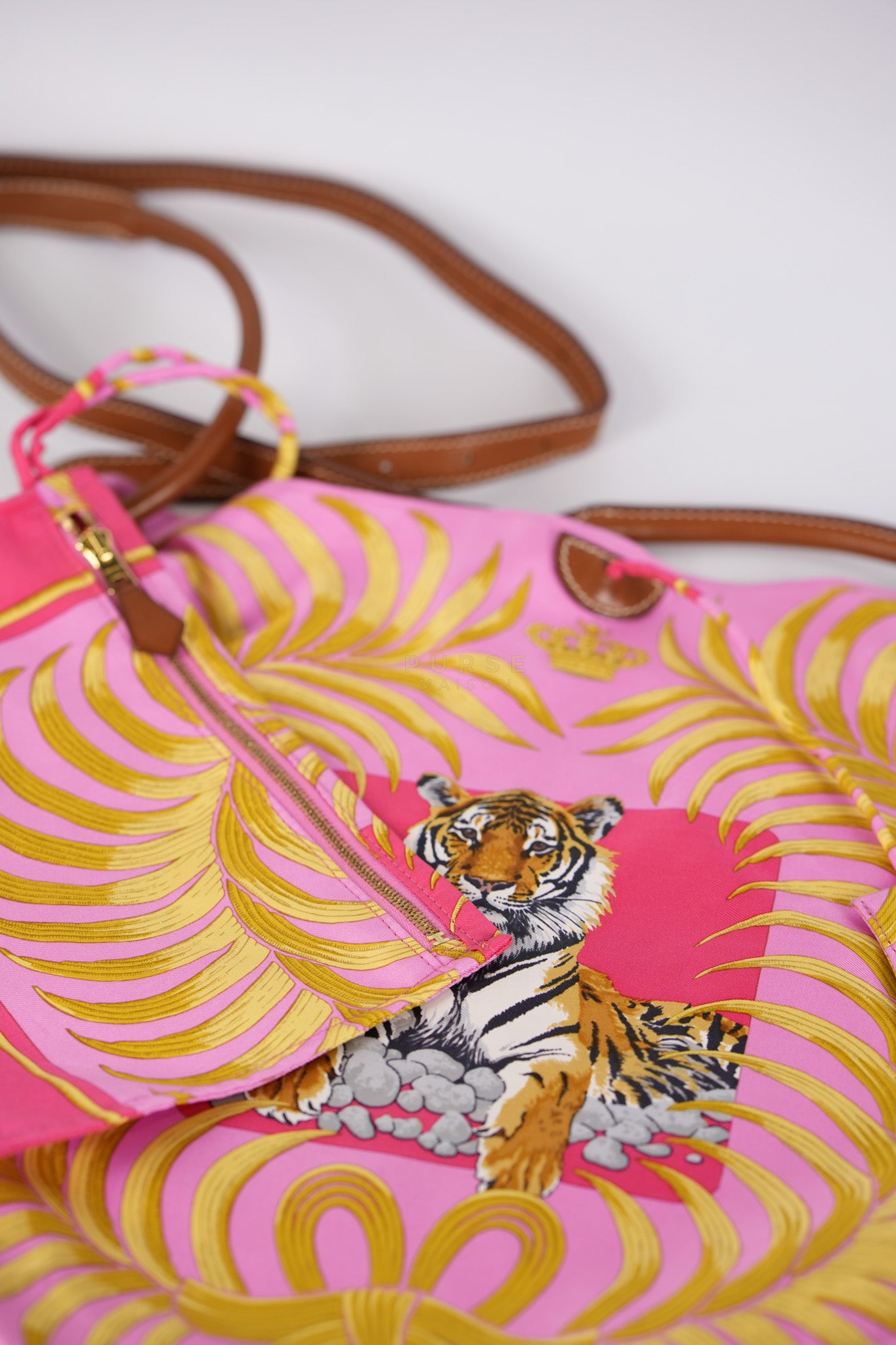 Tiger Pattern Silky City Multicolor Crossbody Bag | Purse Maison Luxury Bags Shop