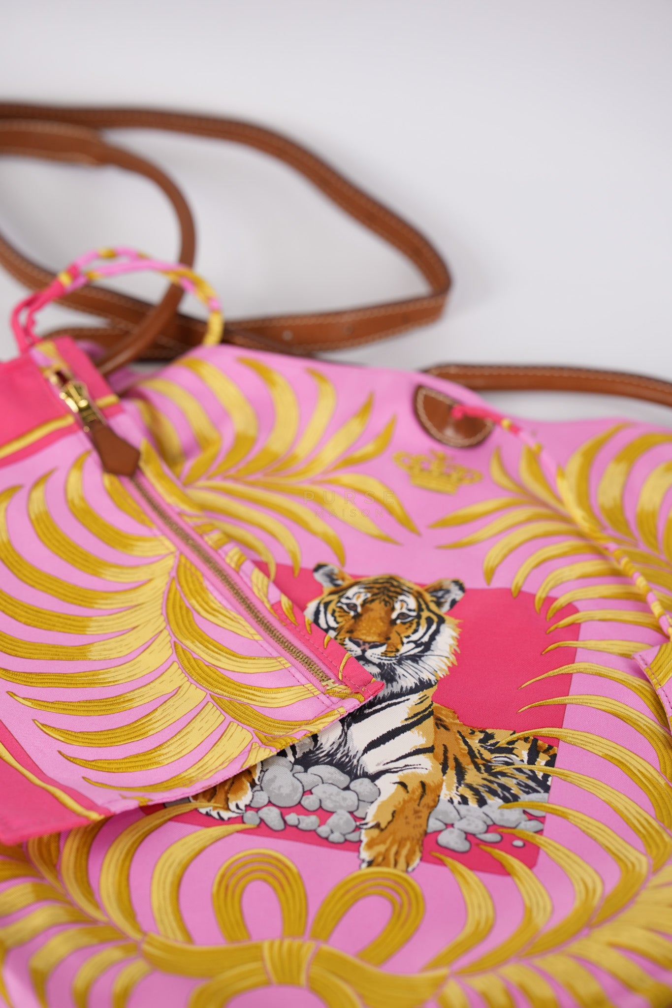 Tiger Pattern Silky City Multicolor Crossbody Bag | Purse Maison Luxury Bags Shop