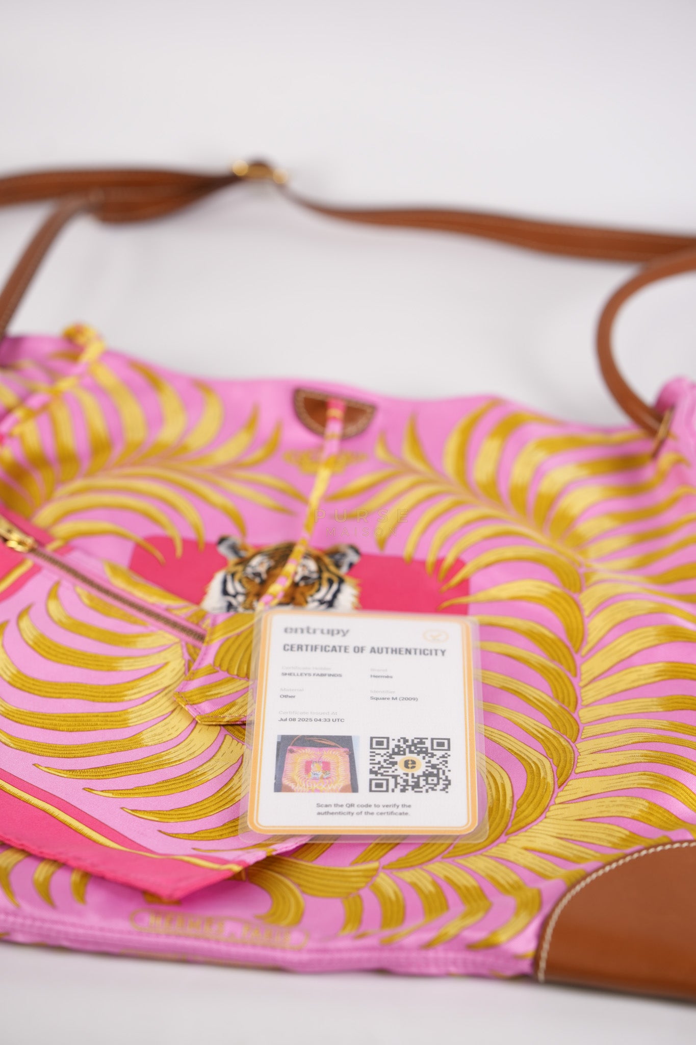 Tiger Pattern Silky City Multicolor Crossbody Bag | Purse Maison Luxury Bags Shop