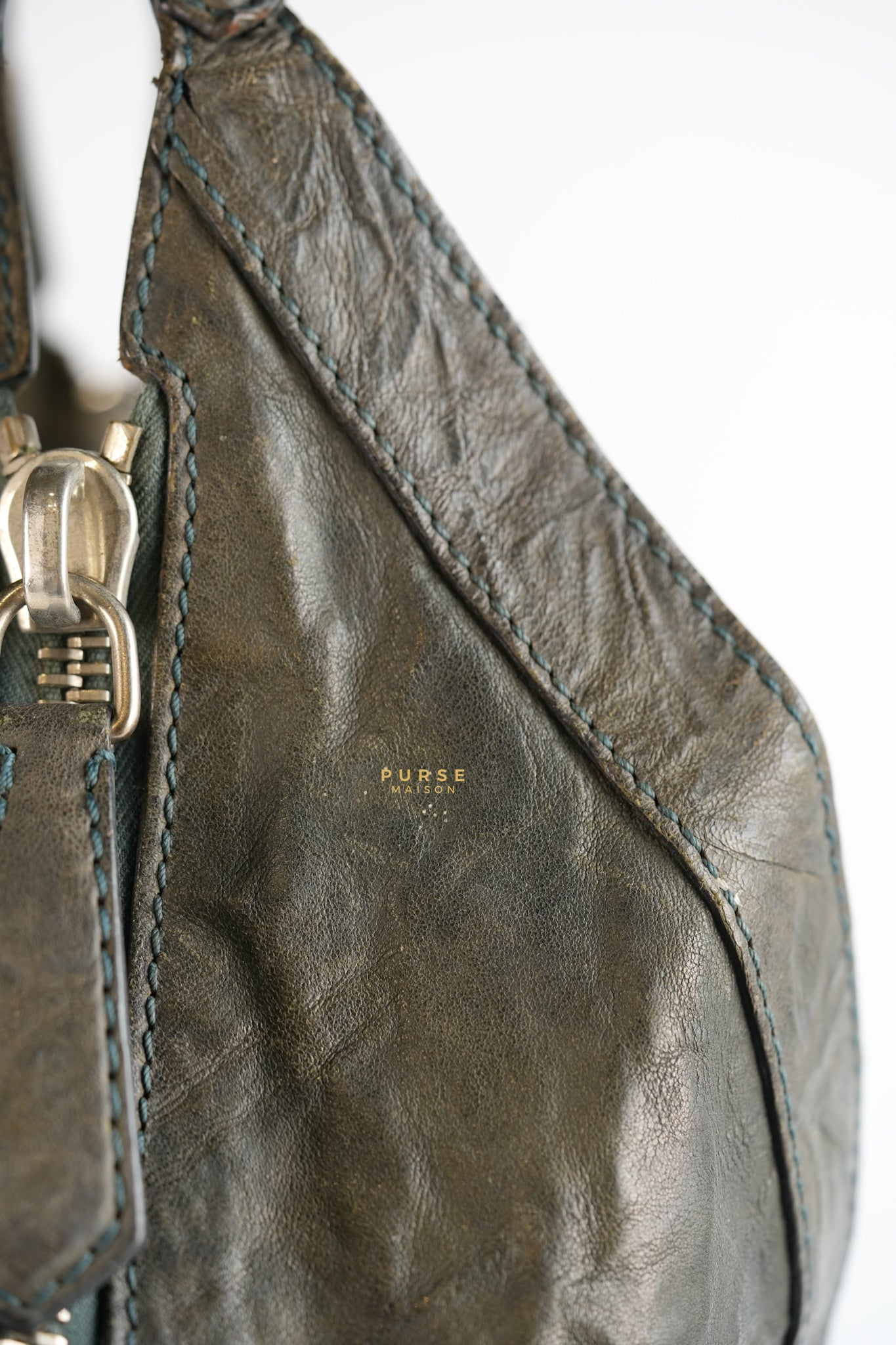 Tihan Hobo Leather Shoulder Bag | Purse Maison Luxury Bags Shop