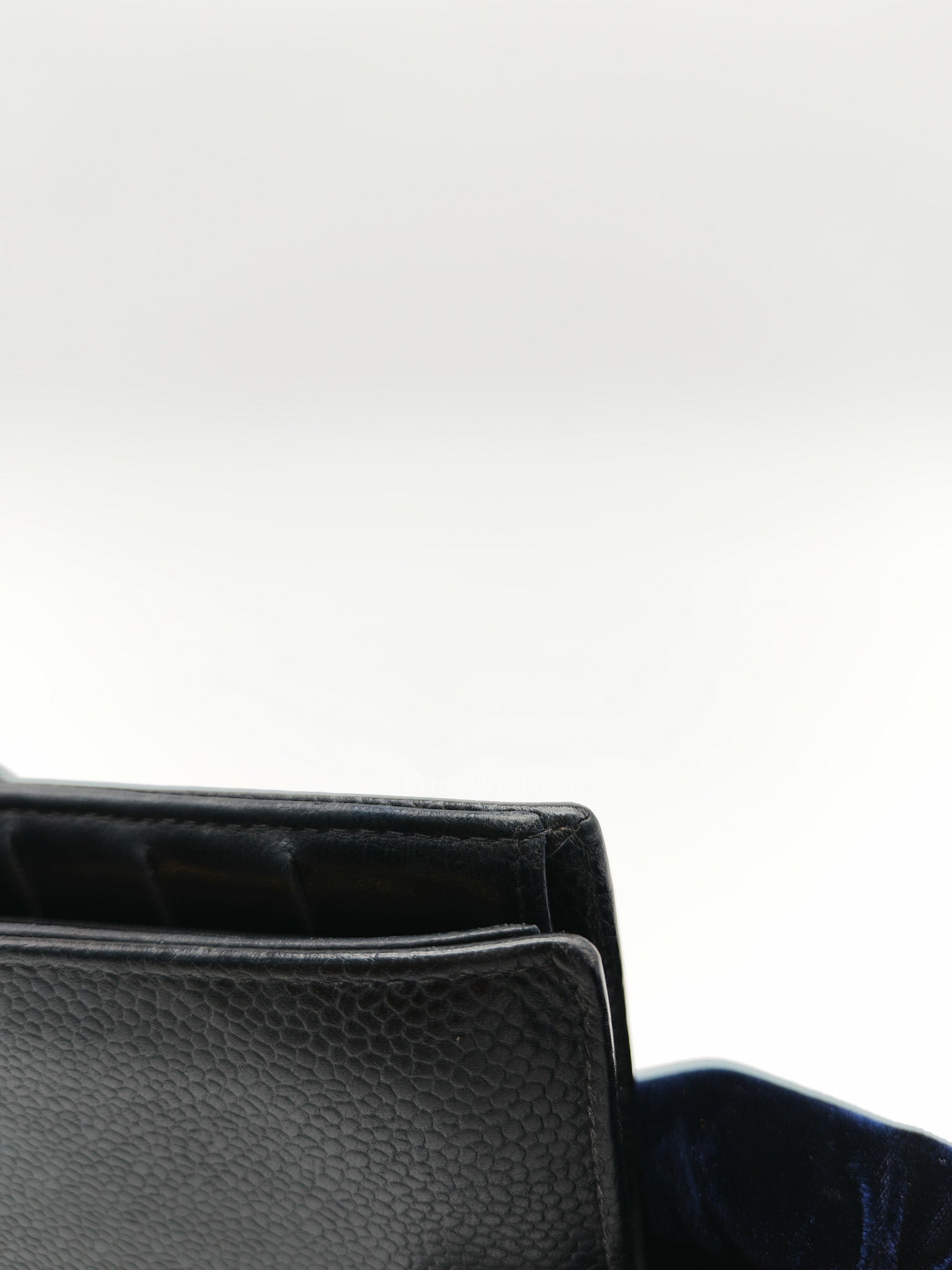Timeless CC French Wallet in Black Caviar Leather Series 6 | Purse Maison Luxury Bags Shop