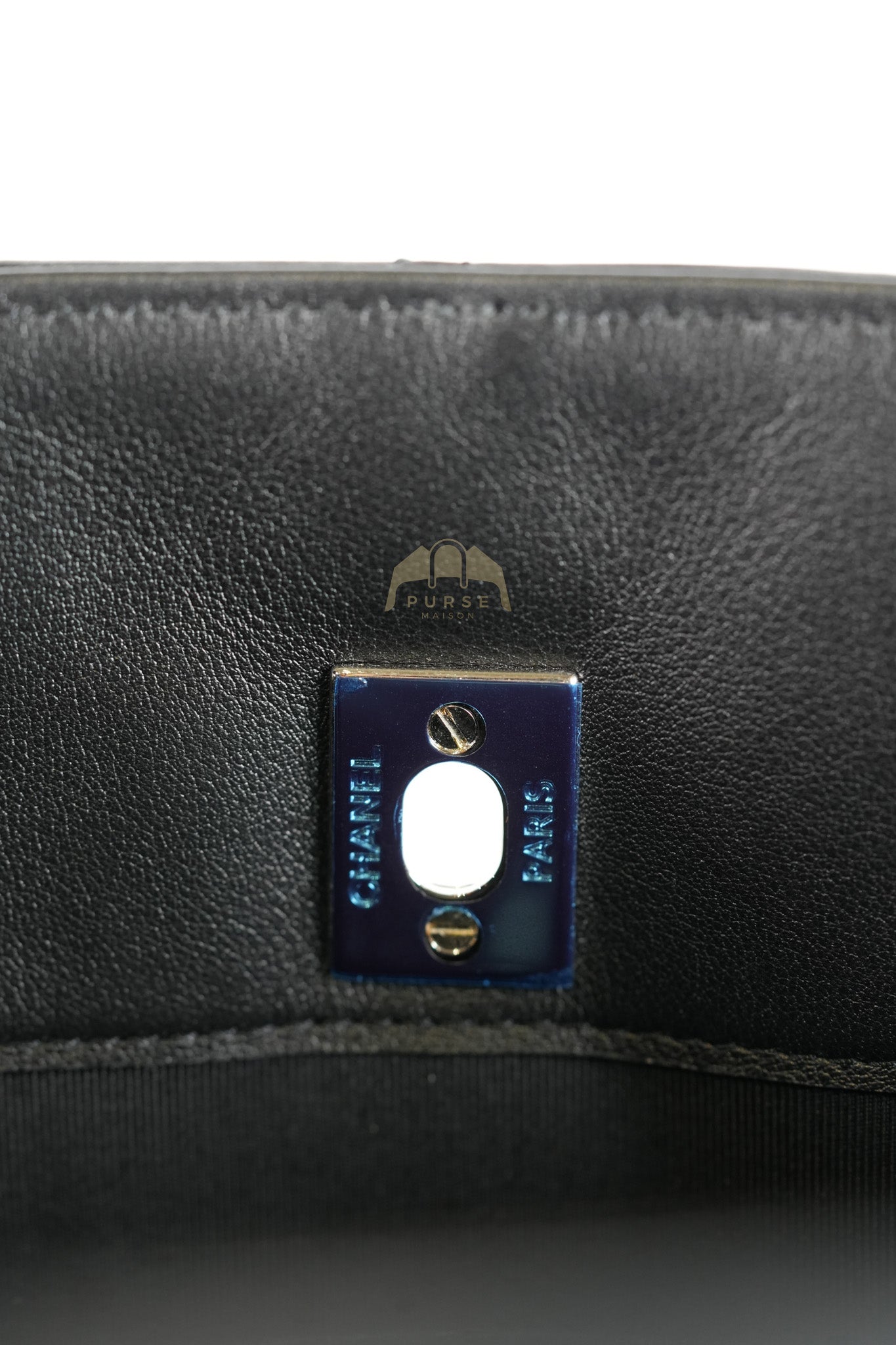 Timeless Classic Tote Bag in Black Quilted Calfskin Leather and Silver Hardware Series 21 | Purse Maison Luxury Bags Shop