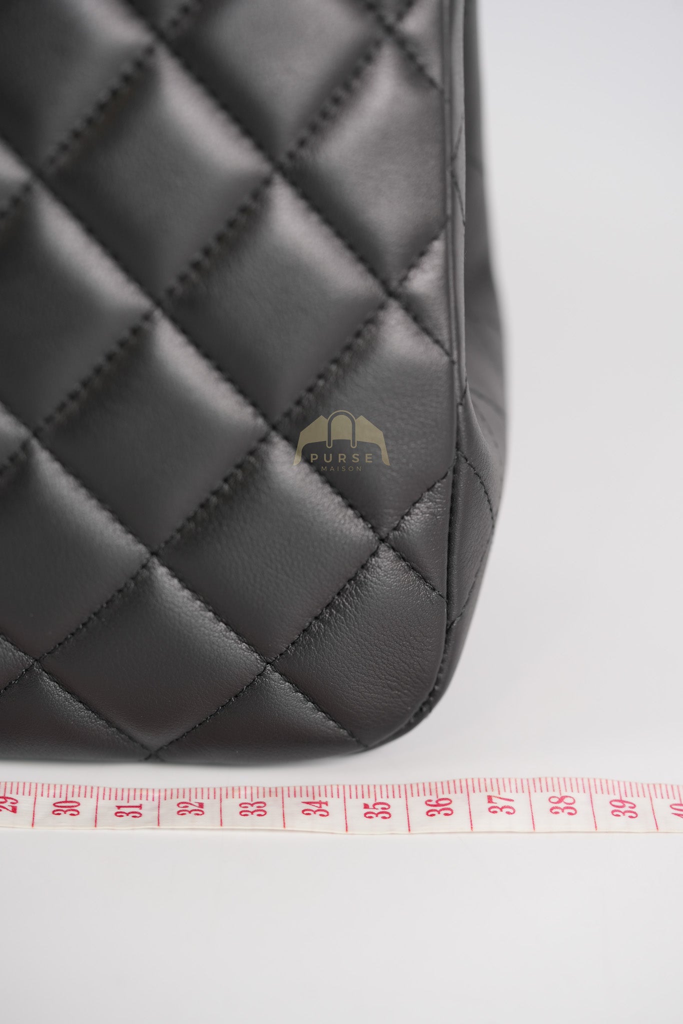 Timeless Classic Tote Bag in Black Quilted Calfskin Leather and Silver Hardware Series 21 | Purse Maison Luxury Bags Shop