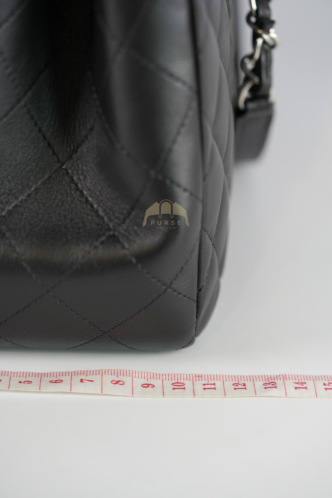 Timeless Classic Tote Bag in Black Quilted Calfskin Leather and Silver Hardware Series 21 | Purse Maison Luxury Bags Shop