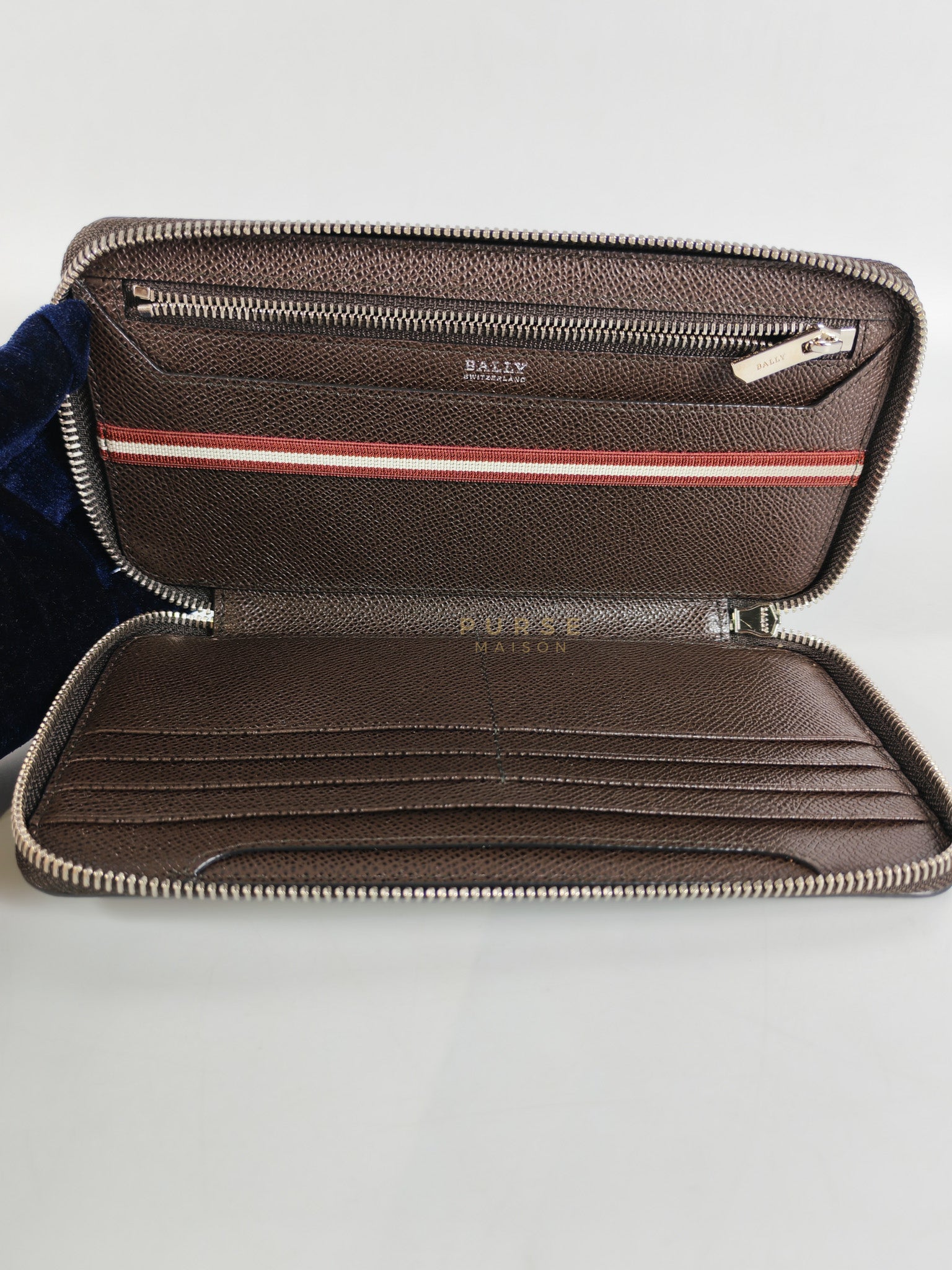 Tirk Mens Coffee Travel Long Wallet | Purse Maison Luxury Bags Shop