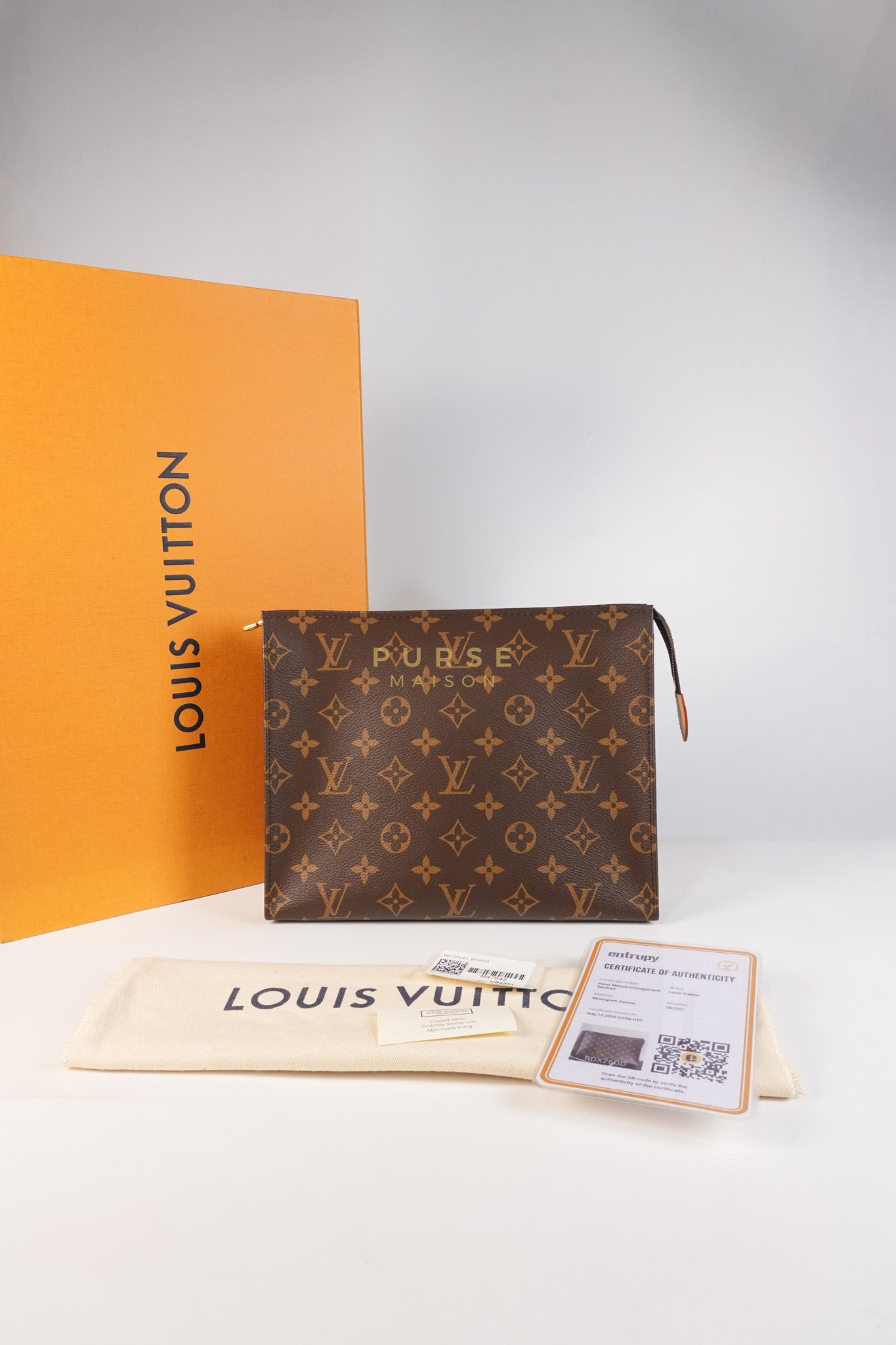 Toiletry Pouch in Monogram Canvas (Date code: UB2201) | Purse Maison Luxury Bags Shop