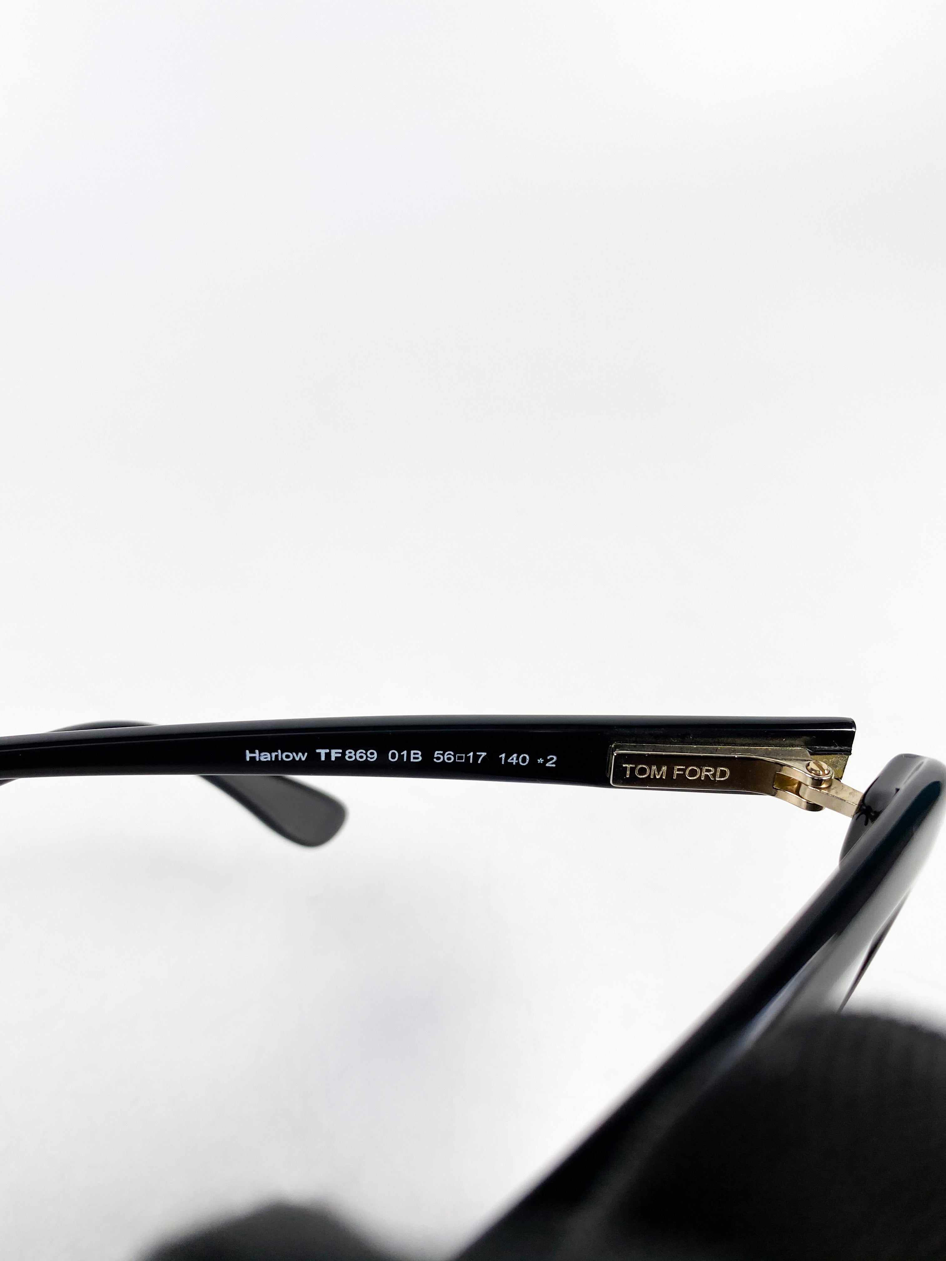 Tom Ford Harlow Black Sunglasses