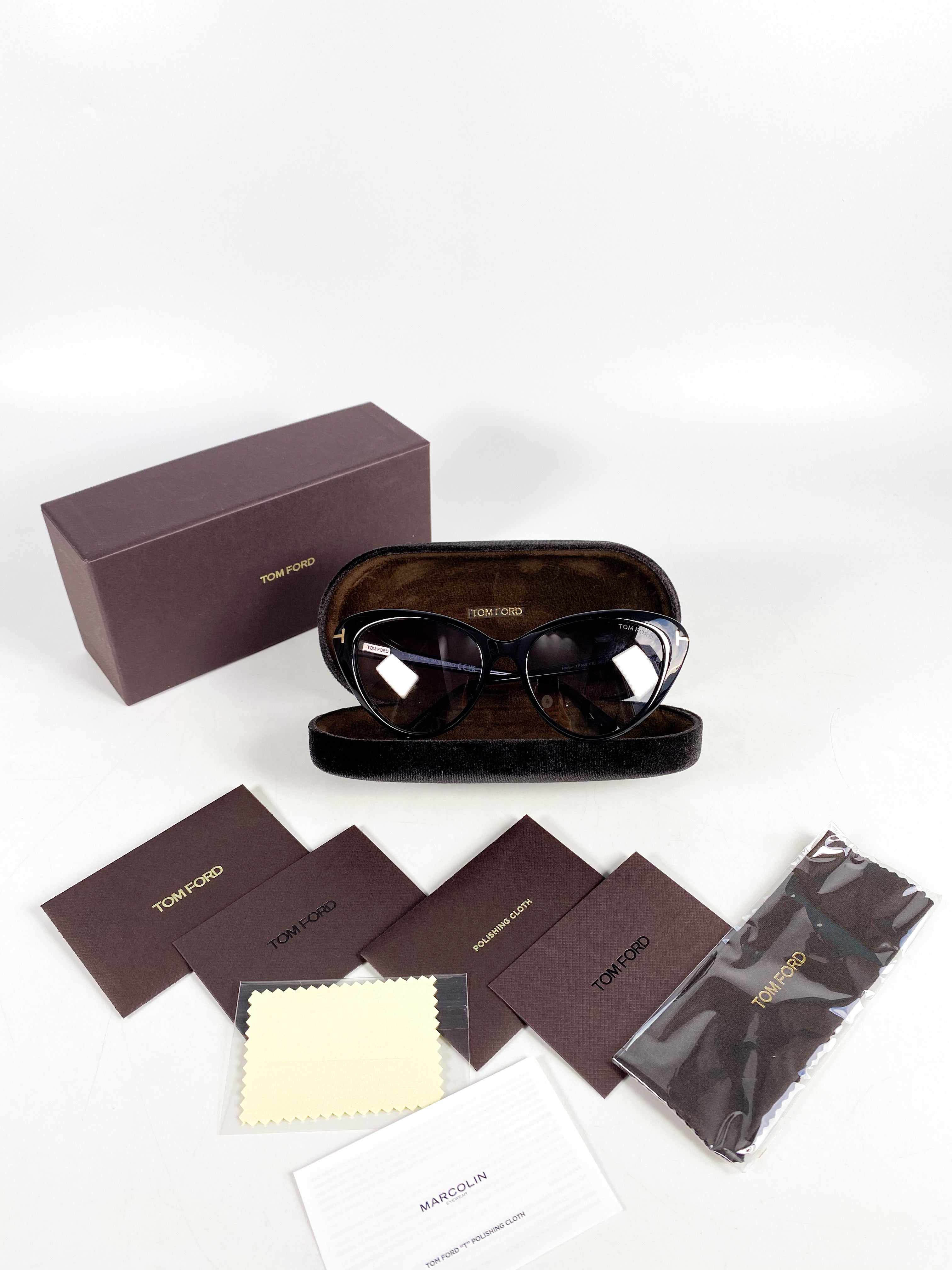 Tom Ford Harlow Black Sunglasses