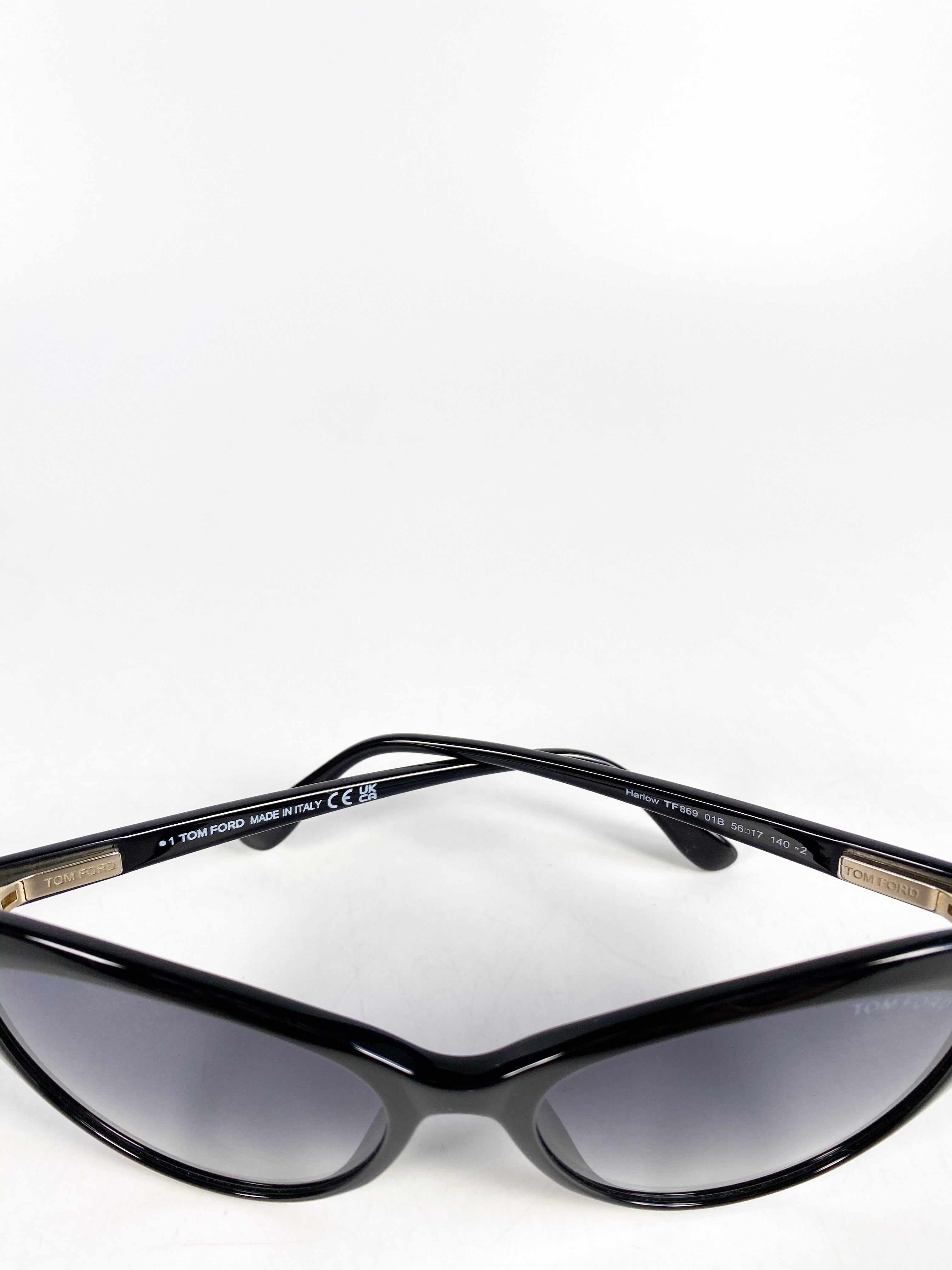 Tom Ford Harlow Black Sunglasses