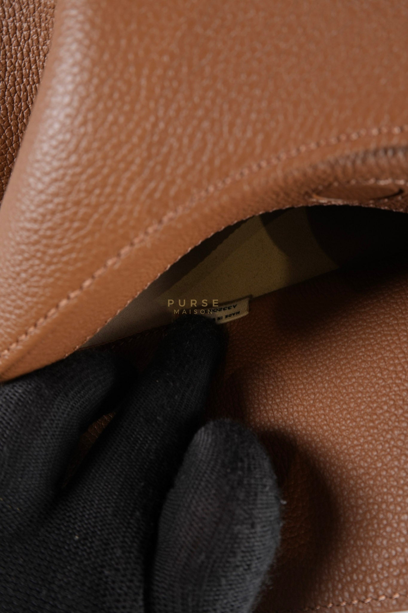 Tonca Duo Bag In Camel Graine Leather | Purse Maison Luxury Bags Shop