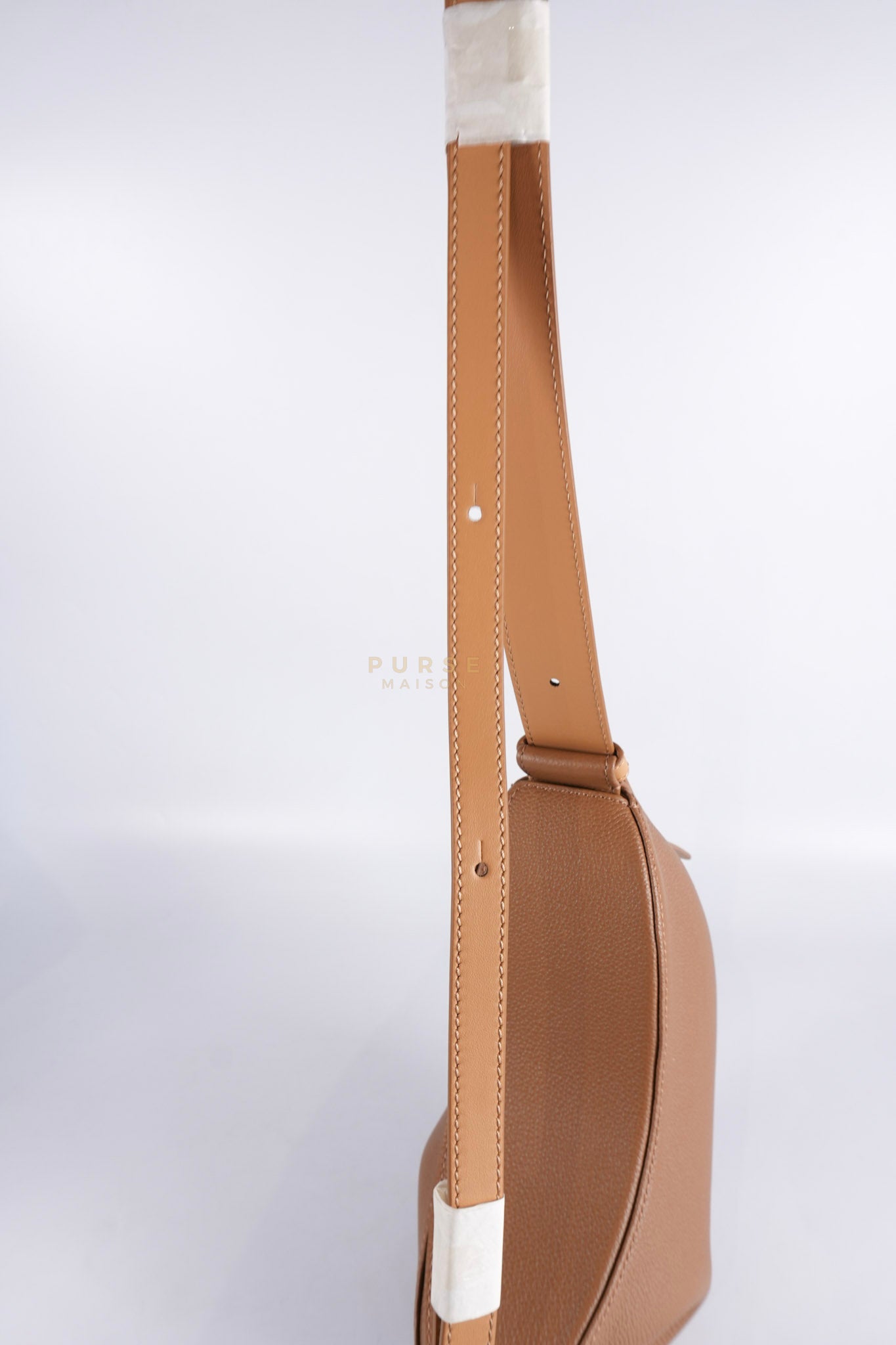 Tonca Duo Bag In Camel Graine Leather | Purse Maison Luxury Bags Shop