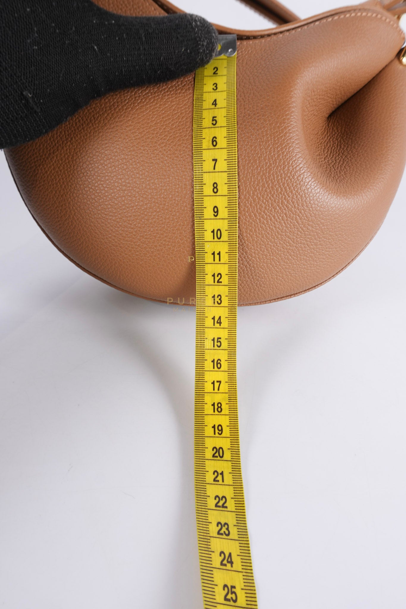 Tonca Duo Bag In Camel Graine Leather | Purse Maison Luxury Bags Shop