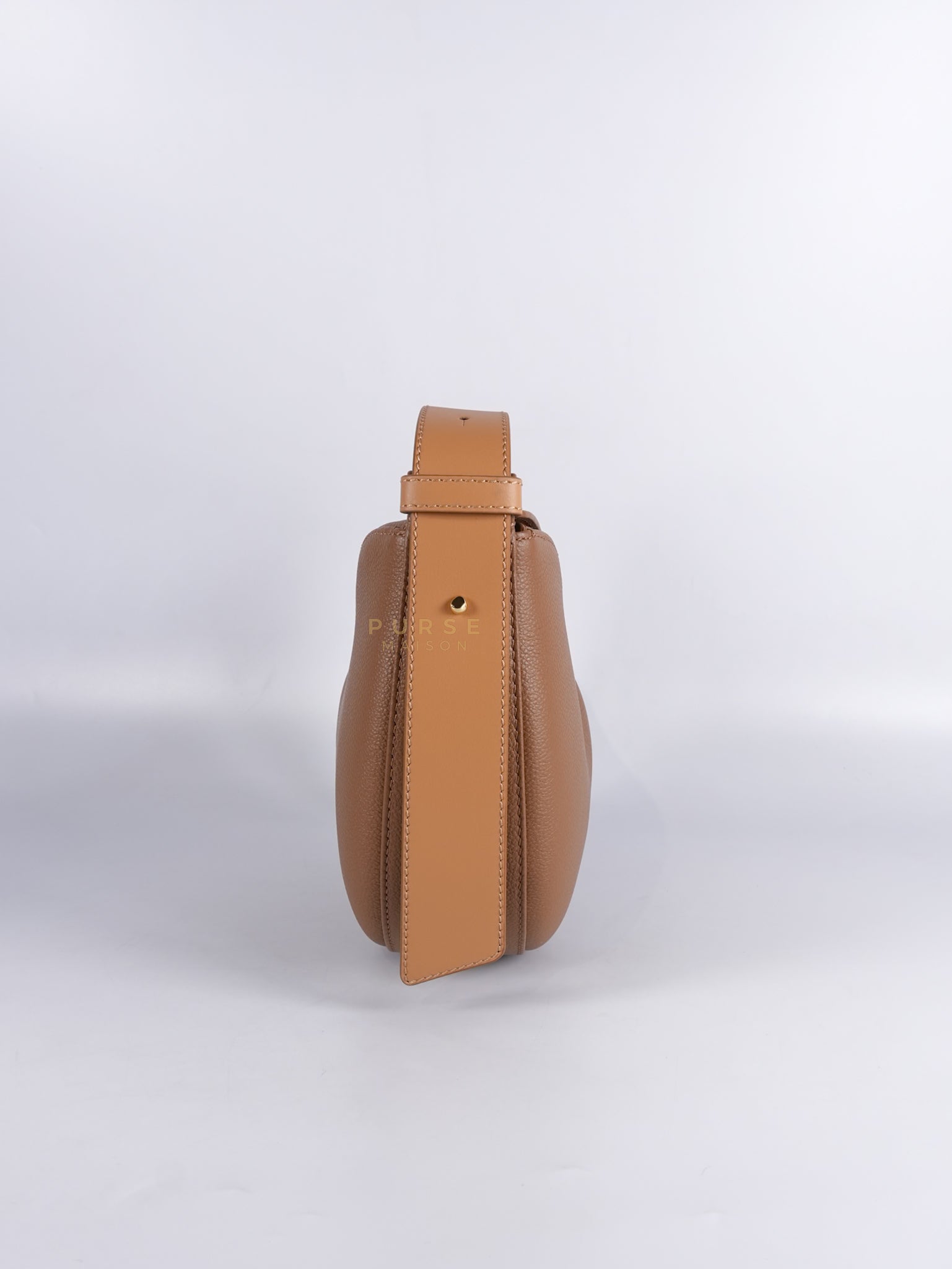 Tonca Duo Bag In Camel Graine Leather | Purse Maison Luxury Bags Shop