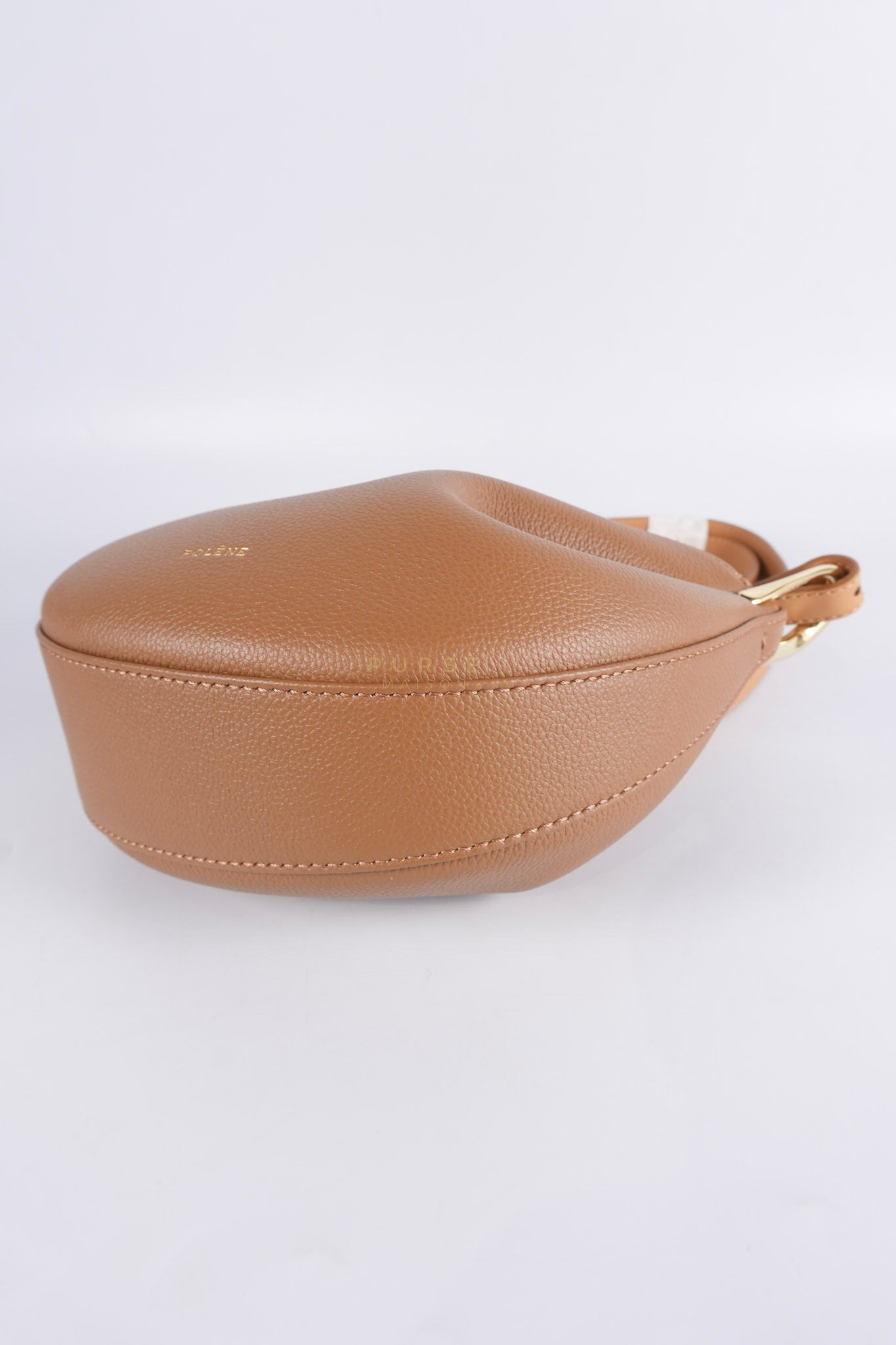 Tonca Duo Bag In Camel Graine Leather | Purse Maison Luxury Bags Shop