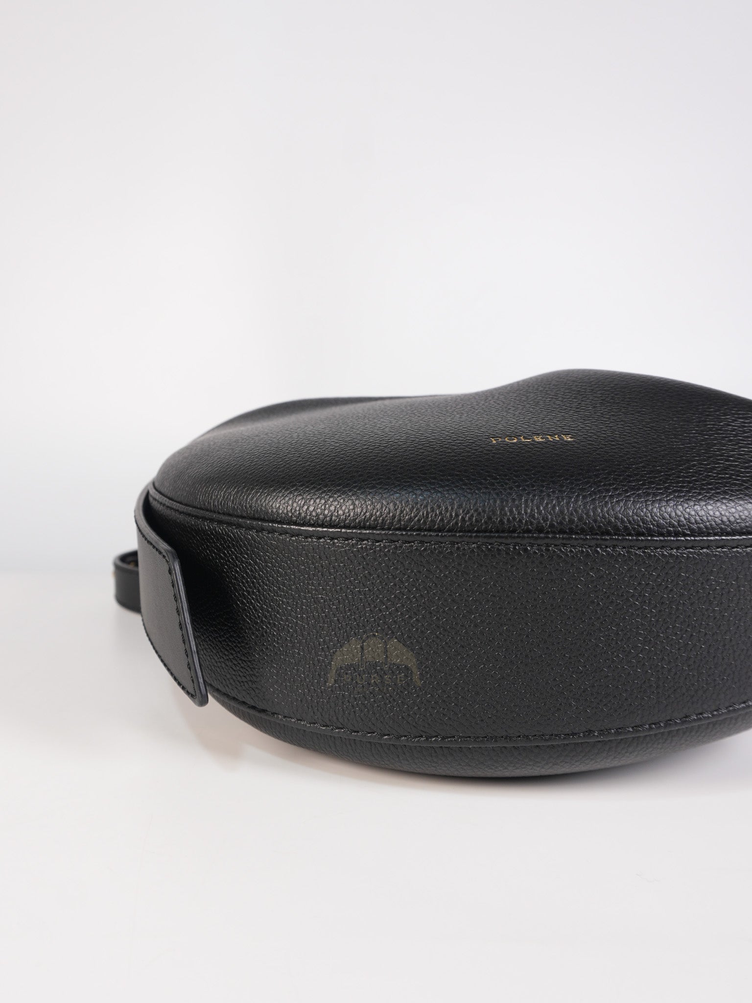 Tonca Monochrome Noir in Graine Leather | Purse Maison Luxury Bags Shop