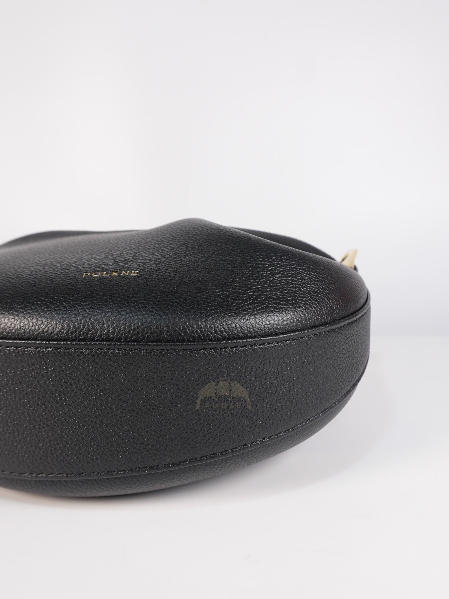 Tonca Monochrome Noir in Graine Leather | Purse Maison Luxury Bags Shop