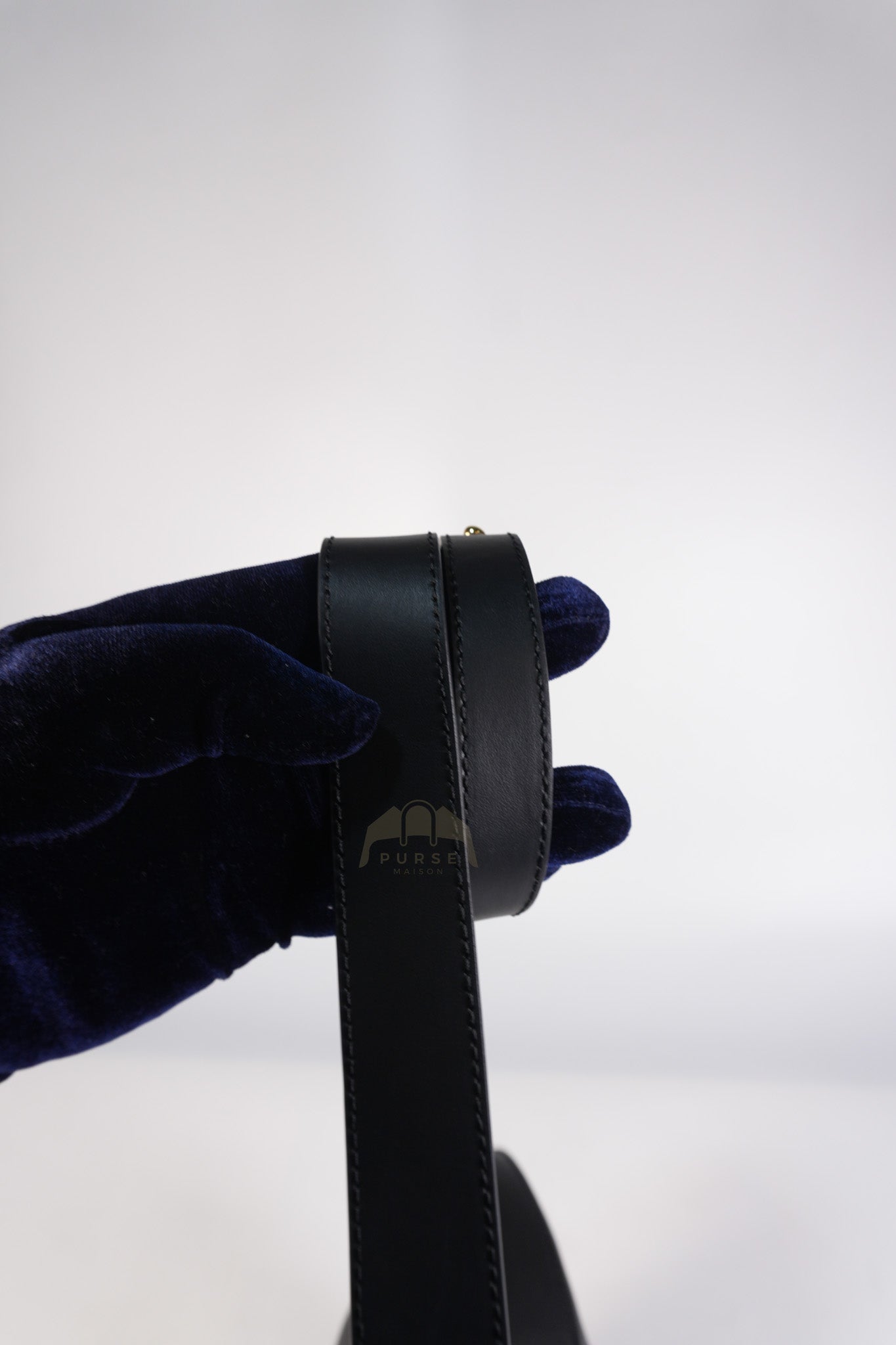 Tonca Monochrome Noir in Graine Leather | Purse Maison Luxury Bags Shop