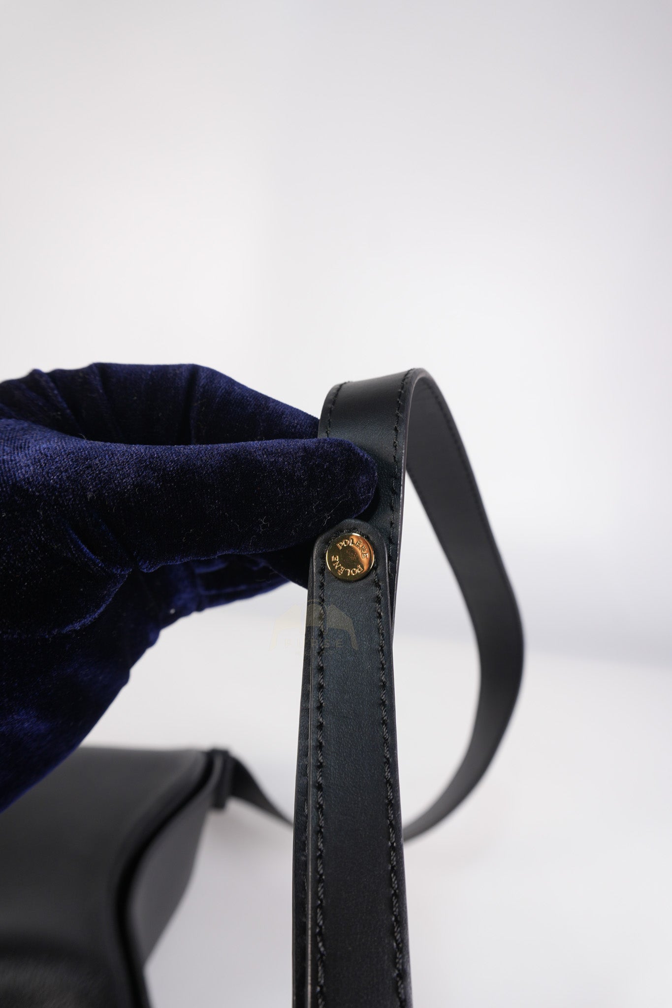 Tonca Monochrome Noir in Graine Leather | Purse Maison Luxury Bags Shop