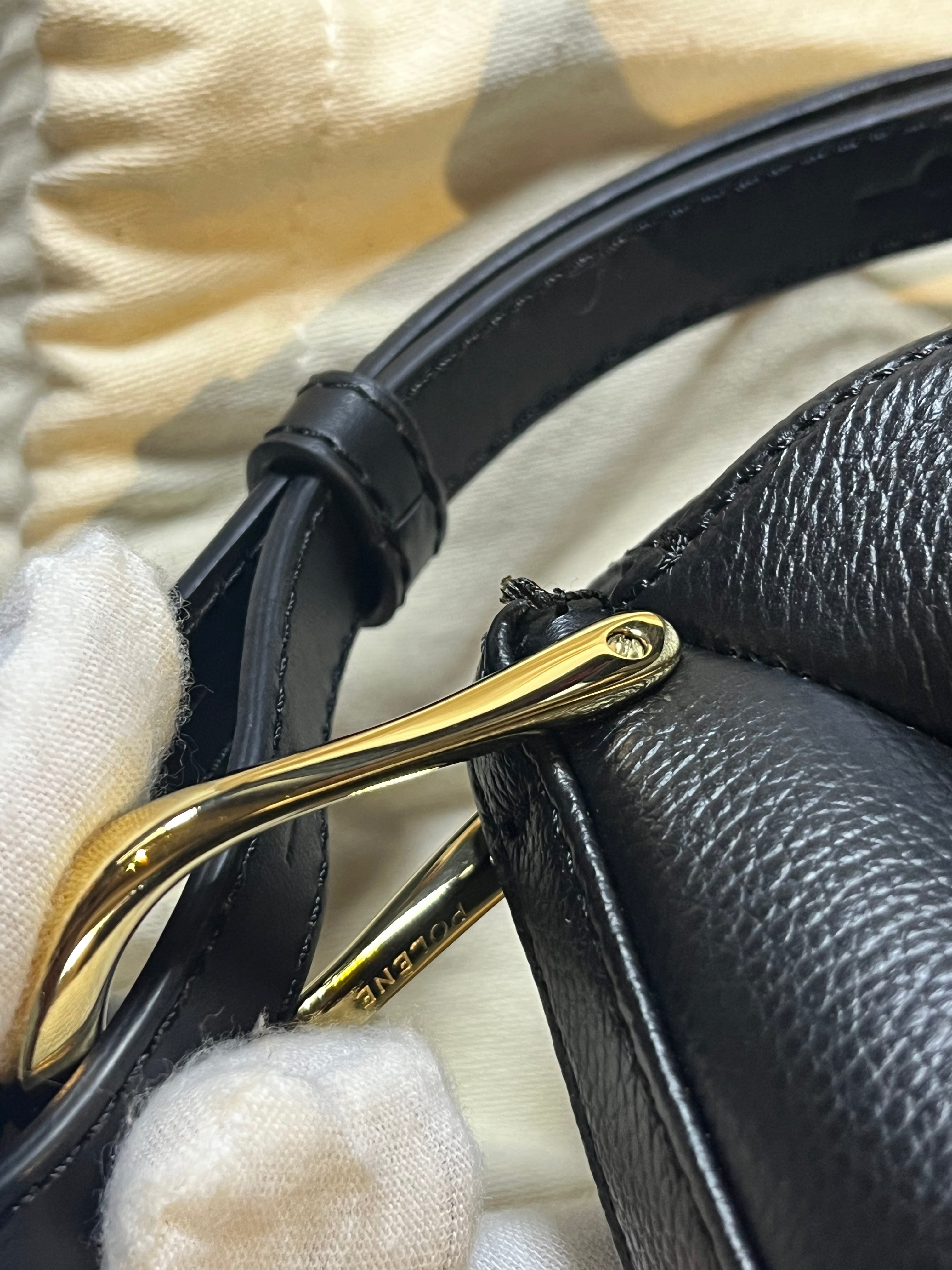 Tonca Monochrome Noir in Graine Leather | Purse Maison Luxury Bags Shop