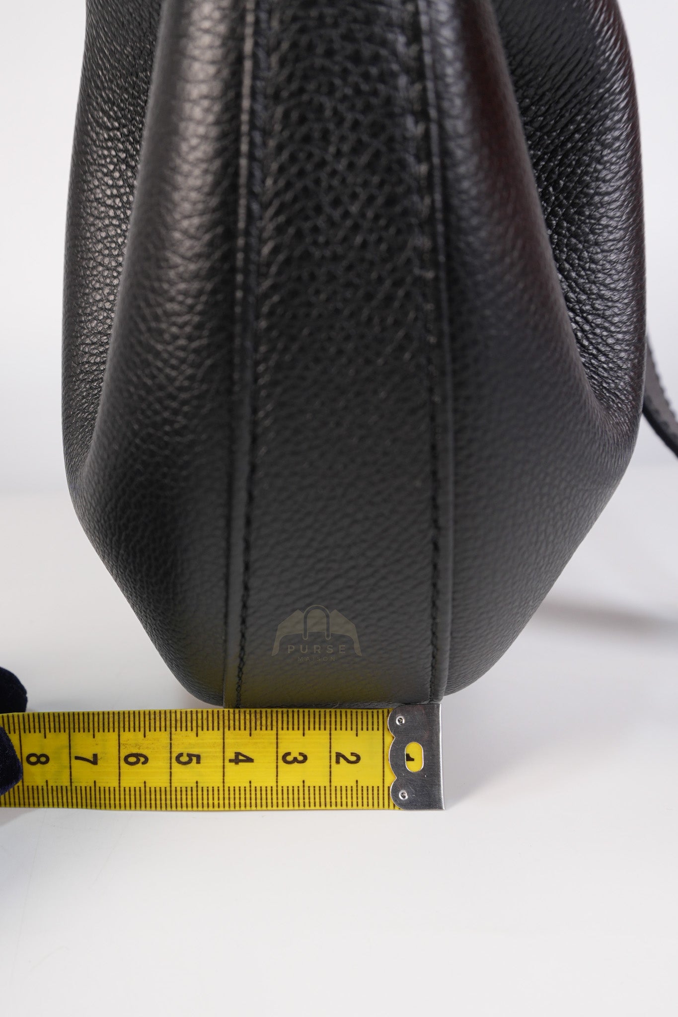 Tonca Monochrome Noir in Graine Leather | Purse Maison Luxury Bags Shop