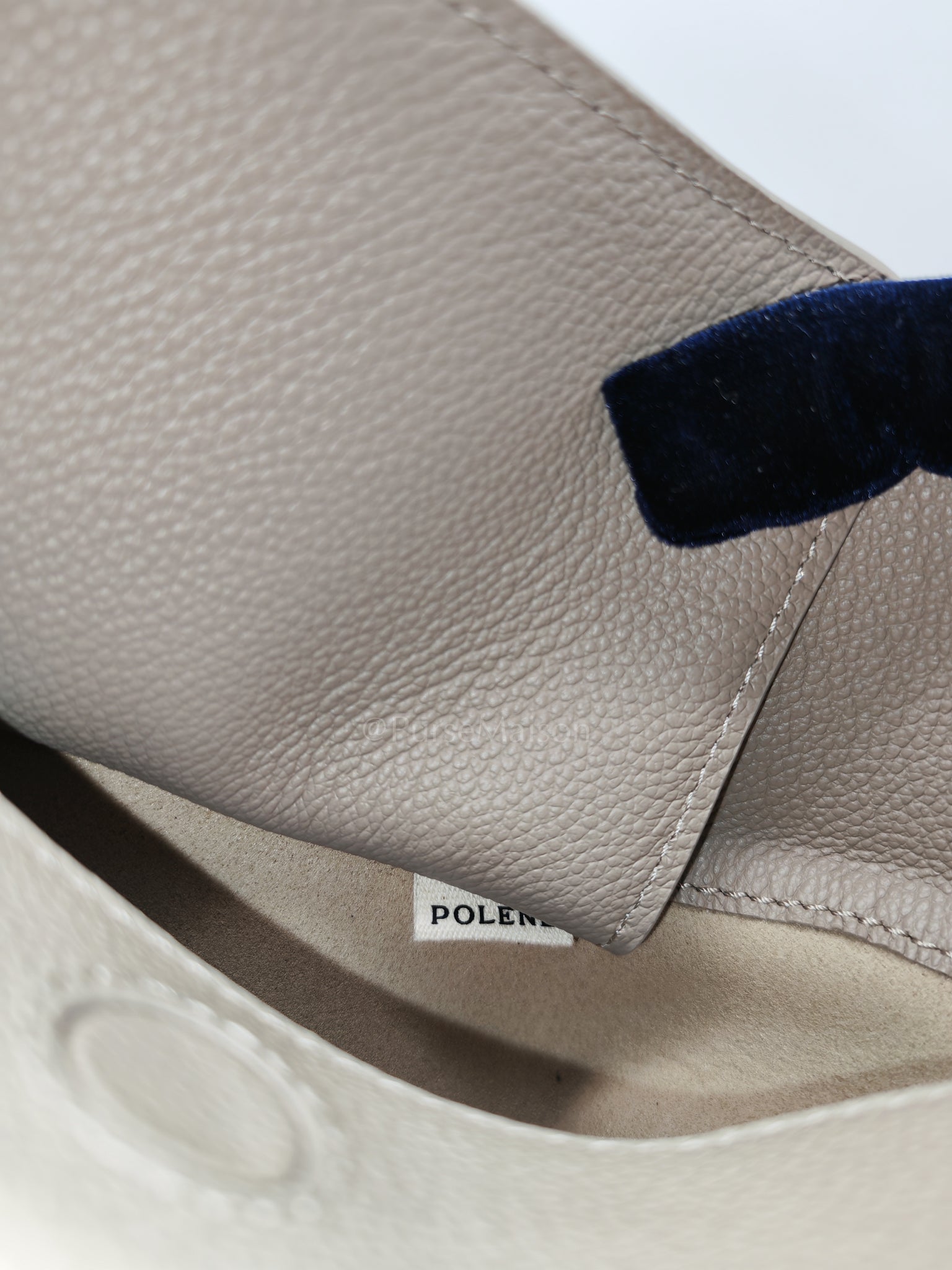 Tonca Taupe in Grained Calfskin Leather Crossbody Bag | Purse Maison Luxury Bags Shop