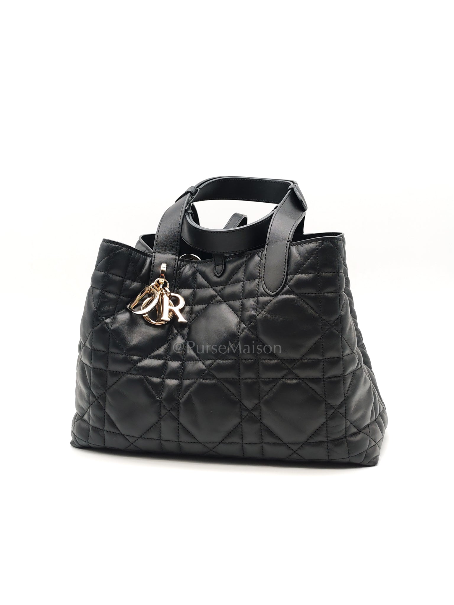 Toujours Medium in Black Lambskin Leather Hand Bag | Purse Maison Luxury Bags Shop