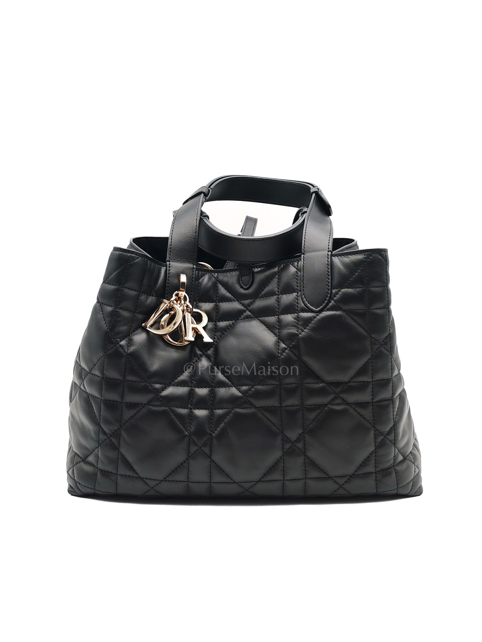 Toujours Medium in Black Lambskin Leather Hand Bag | Purse Maison Luxury Bags Shop