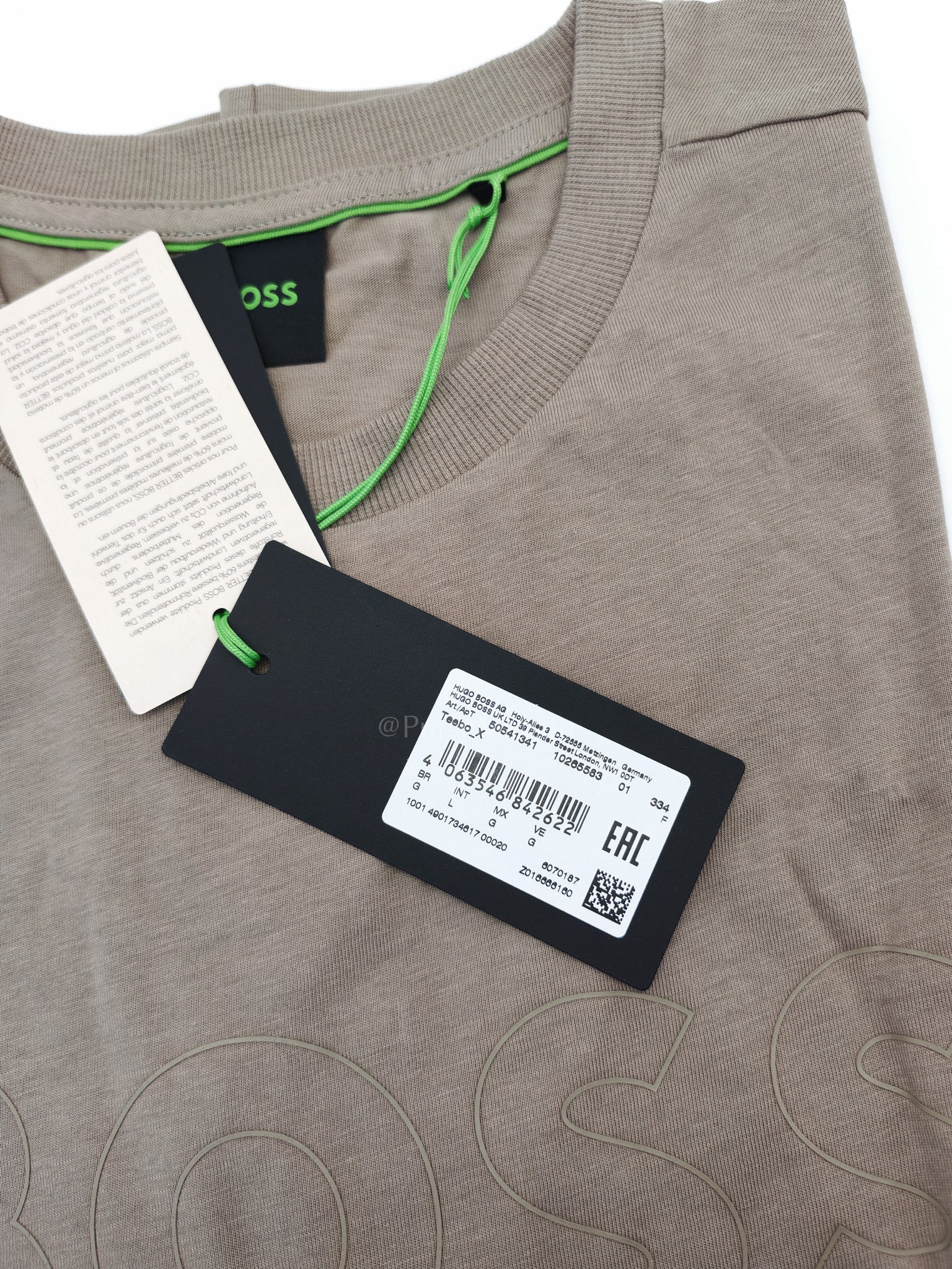 Jersey Cotton T-Shirt in Taupe for Men Size L